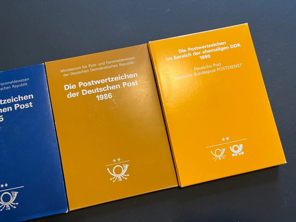 WP043 Die Postwertzeichen der Deutschen Post DDR 1985, 1986, 1990