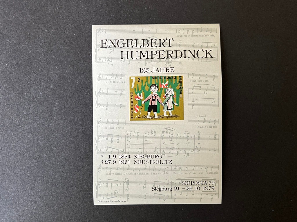 Engelbert Humperdink SIEPOSTA79 - Privaterzeugnis