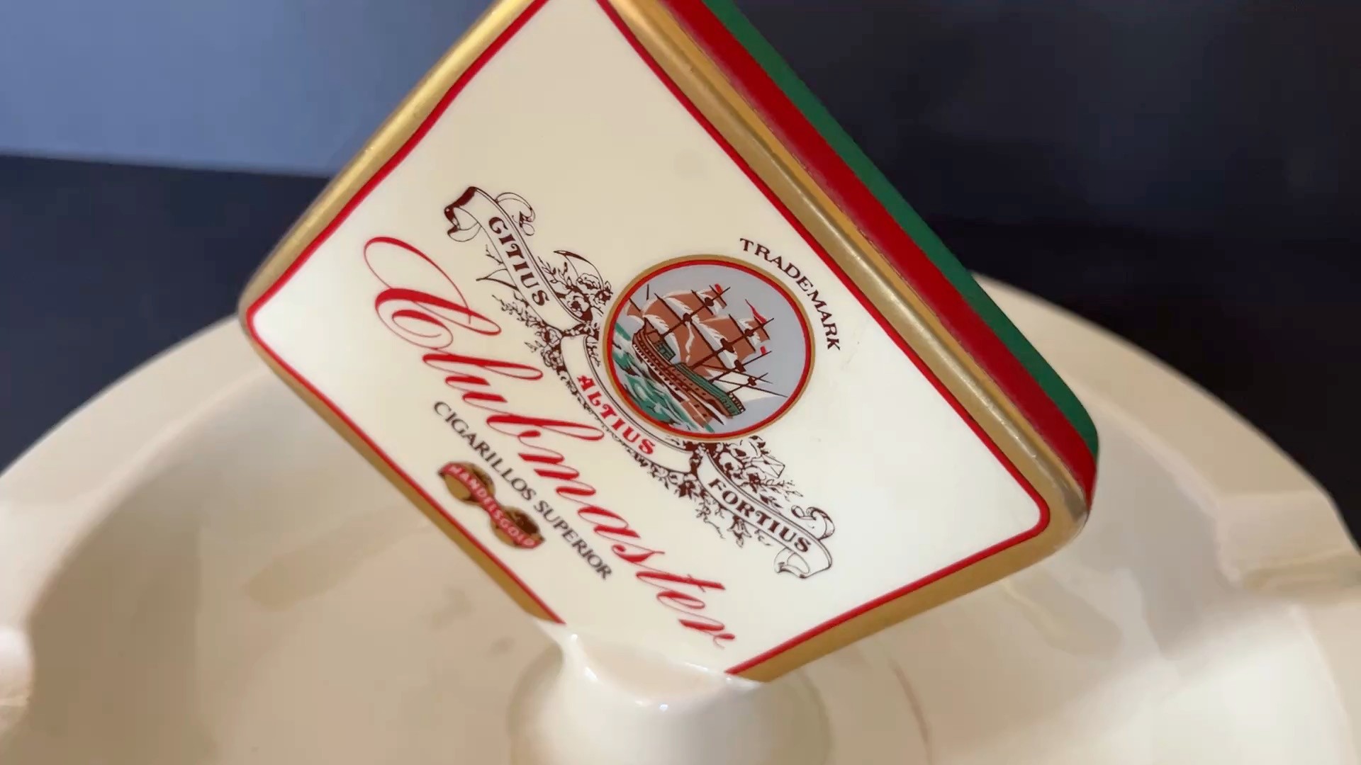 Stammtisch Aschenbecher "CLUBMASTER" Zigarillos