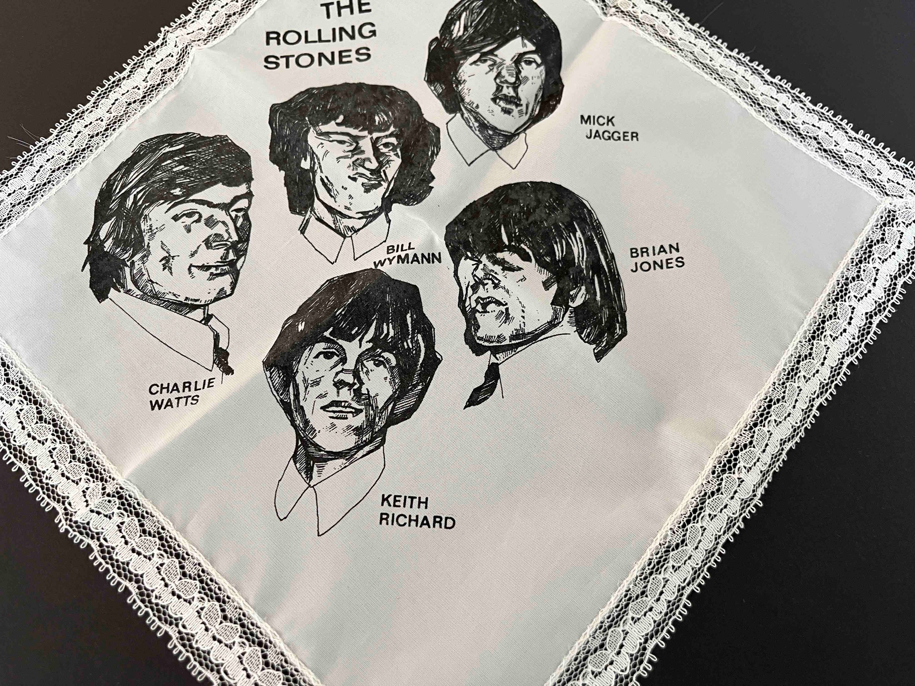 Rolling Stones Taschentuch/Einstecktuch