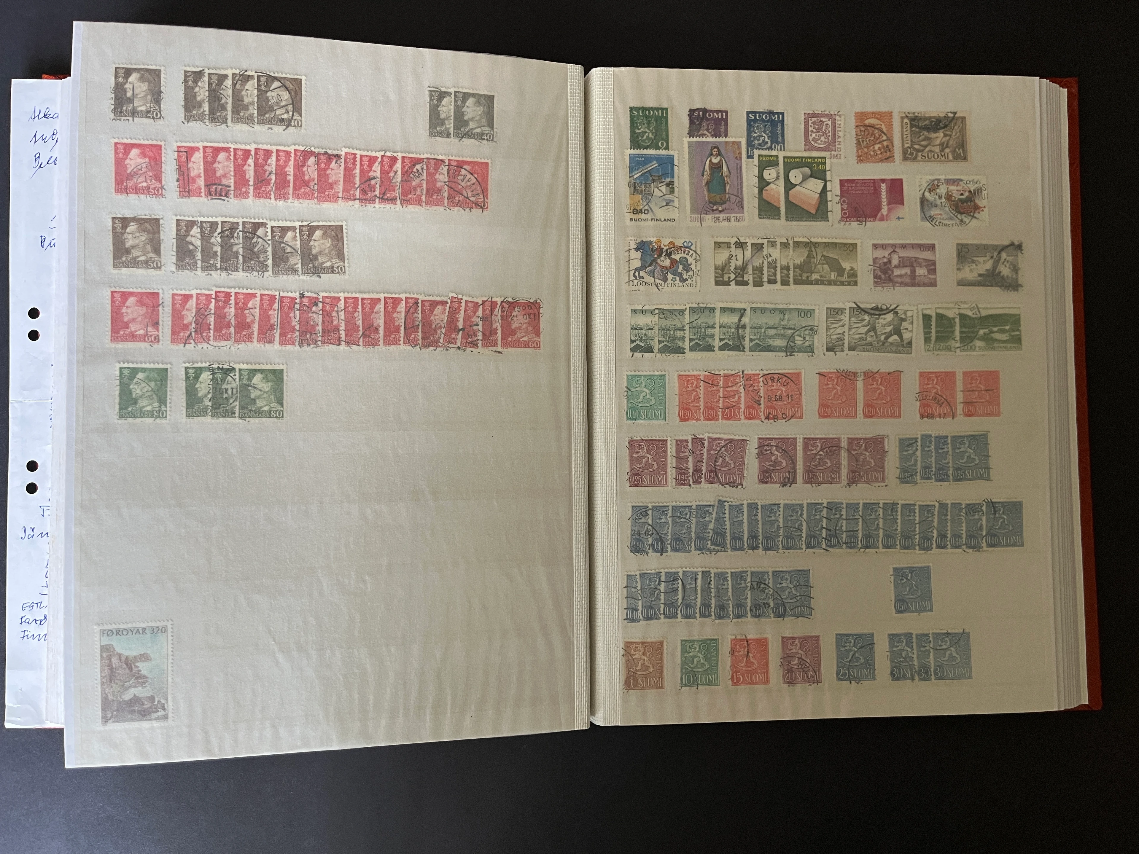 Briefmarken Album Europa gemischt 029