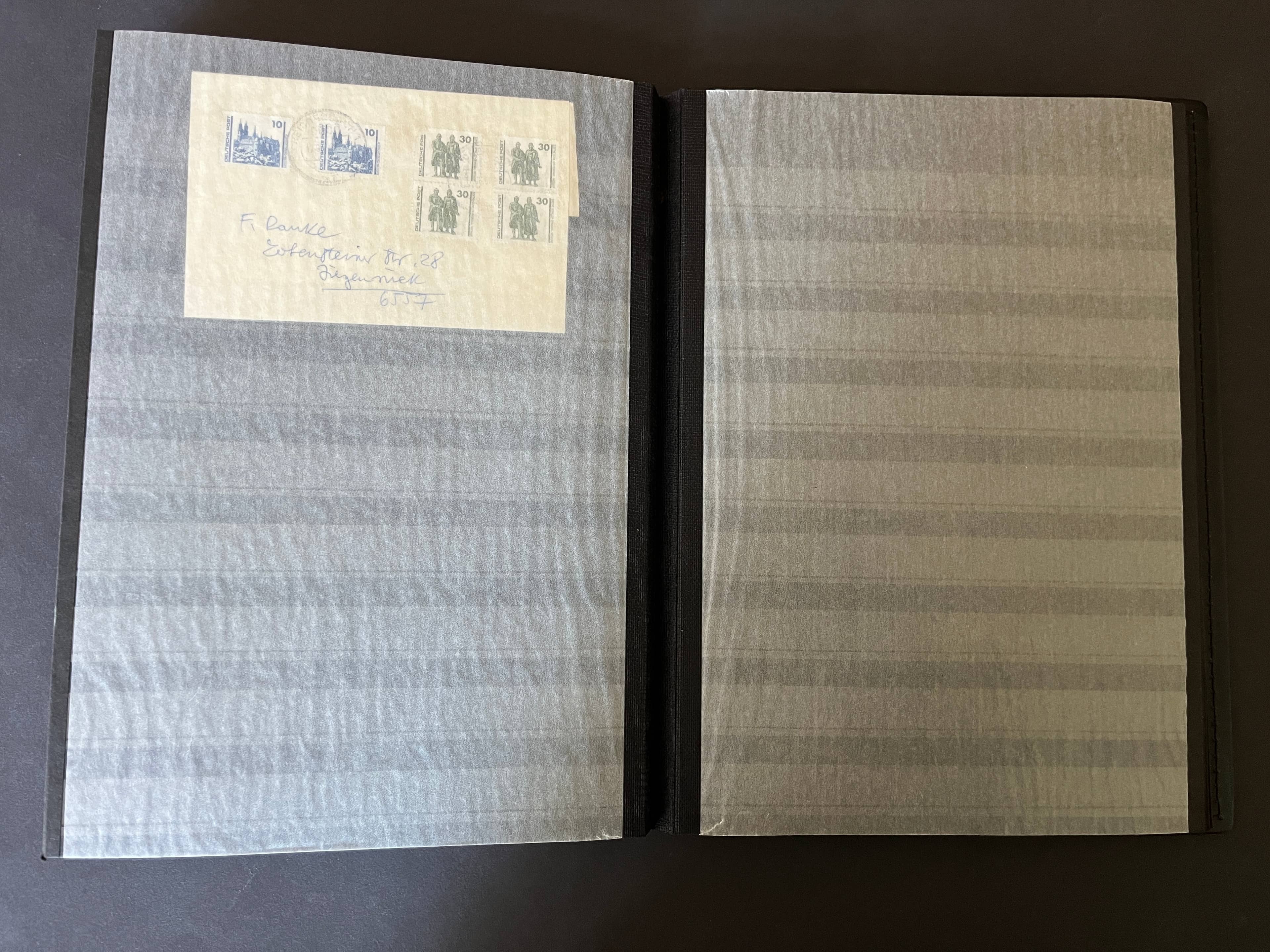 Briefmarkenalbum DDR Ersttags- Sonderstempel 0032