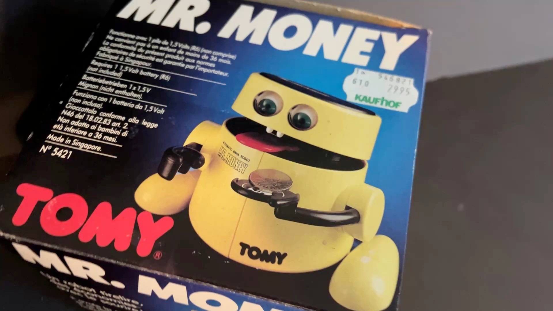 Spardose Mr. Money - neu in OVP