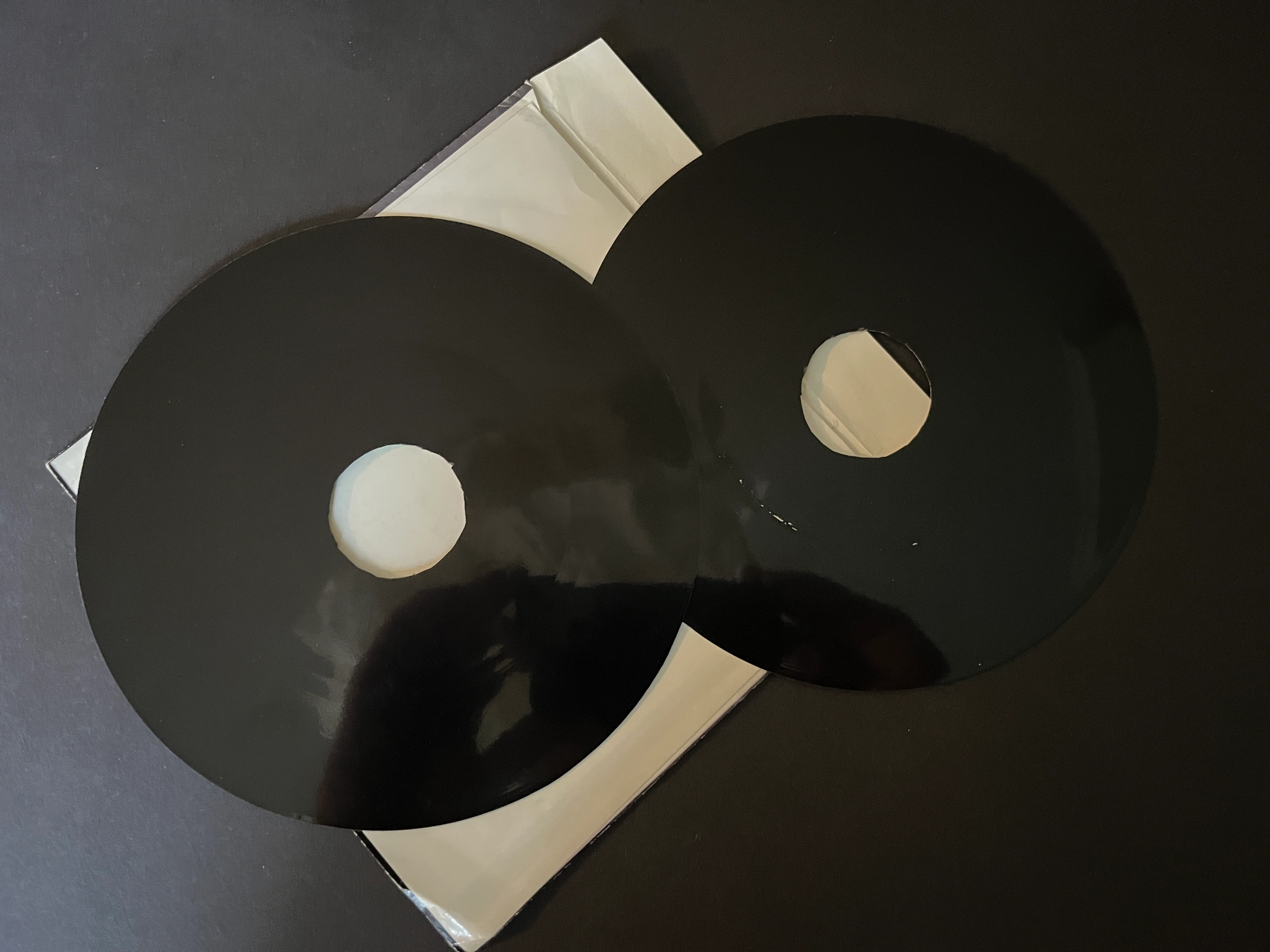 3x Werbesingle aus den 50er Jahren in Papierschuber Schuhaus Coburg