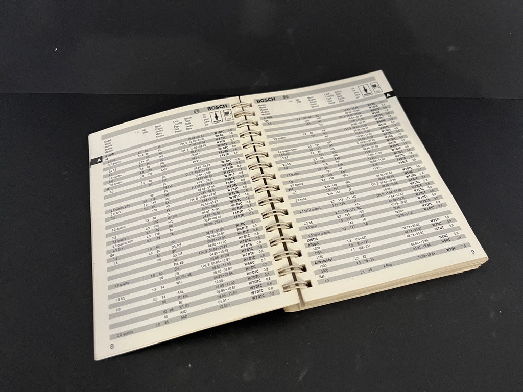 BOSCH Zündkerzen-Finder 1993/1994