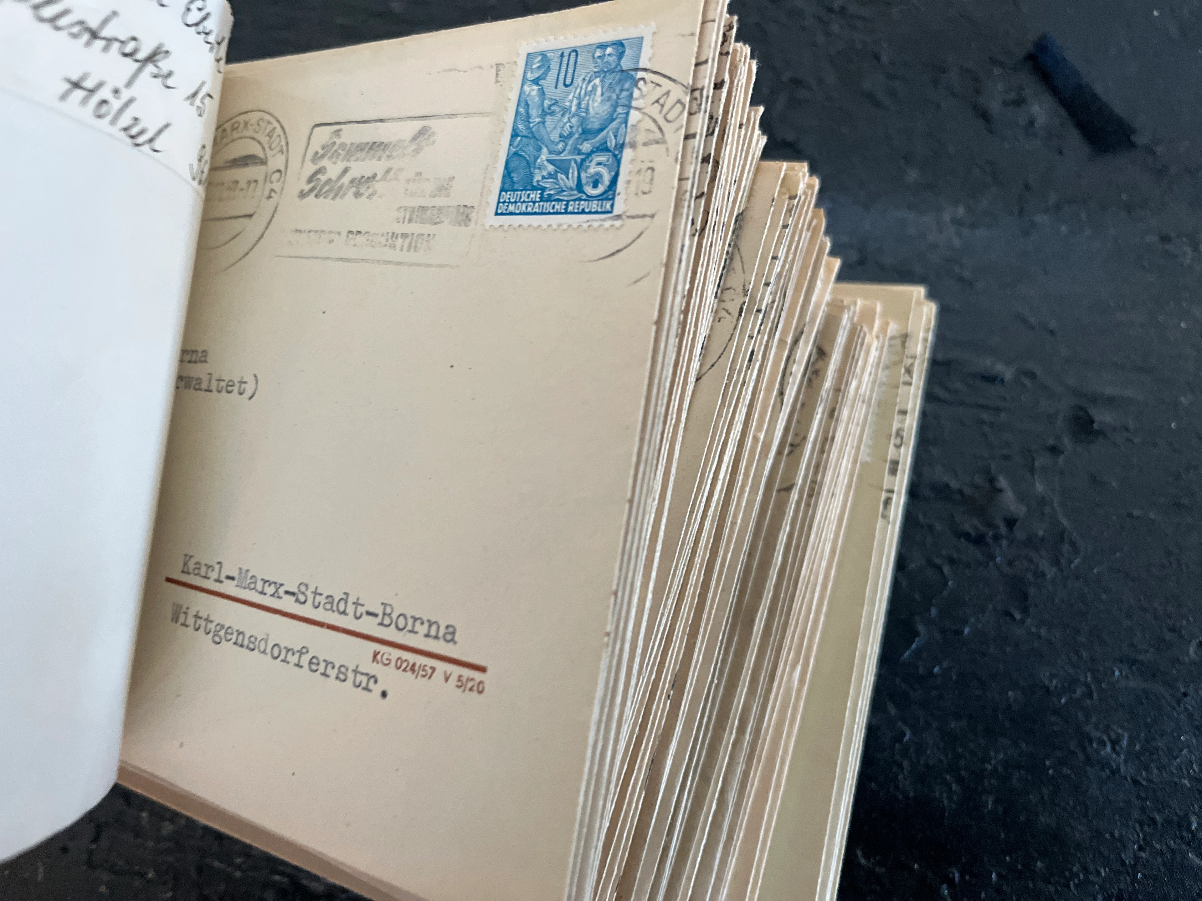 CP025 Deutsche Demokratische Republik großes Konvolut Briefe Freimarken "Fünfjahresplan"