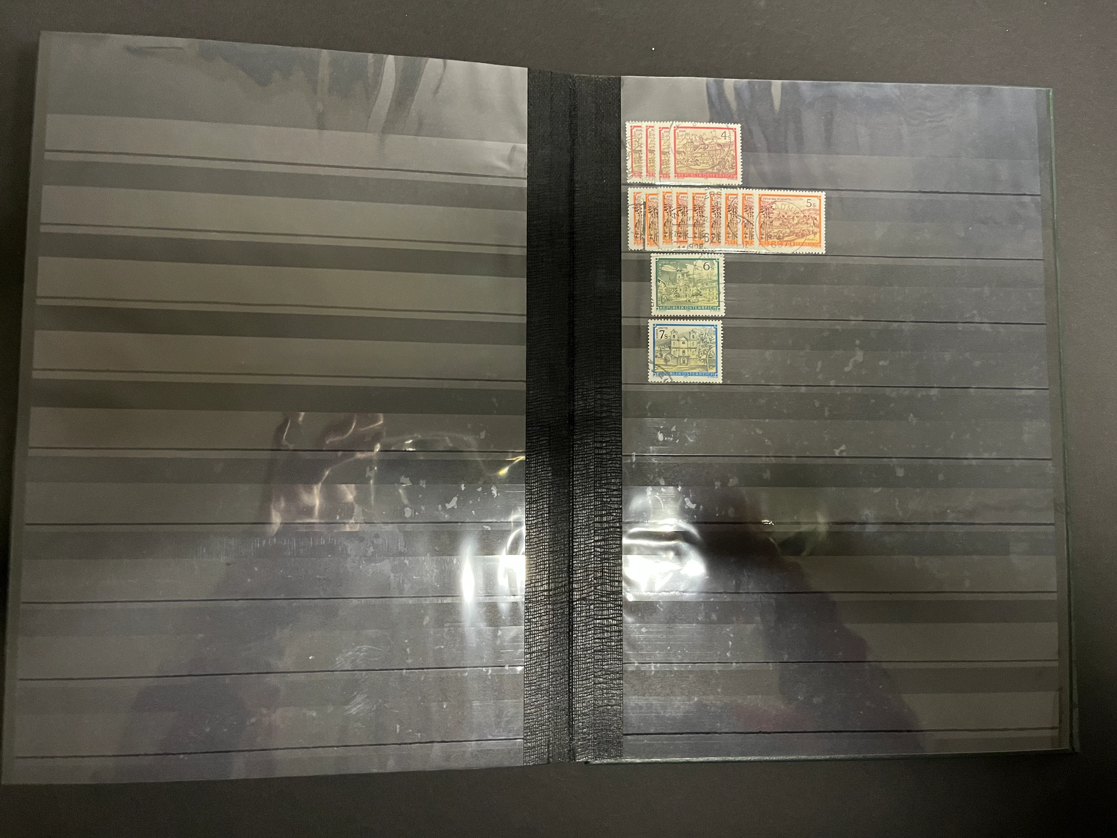 Briefmarken Album Österreich gemischt 0028