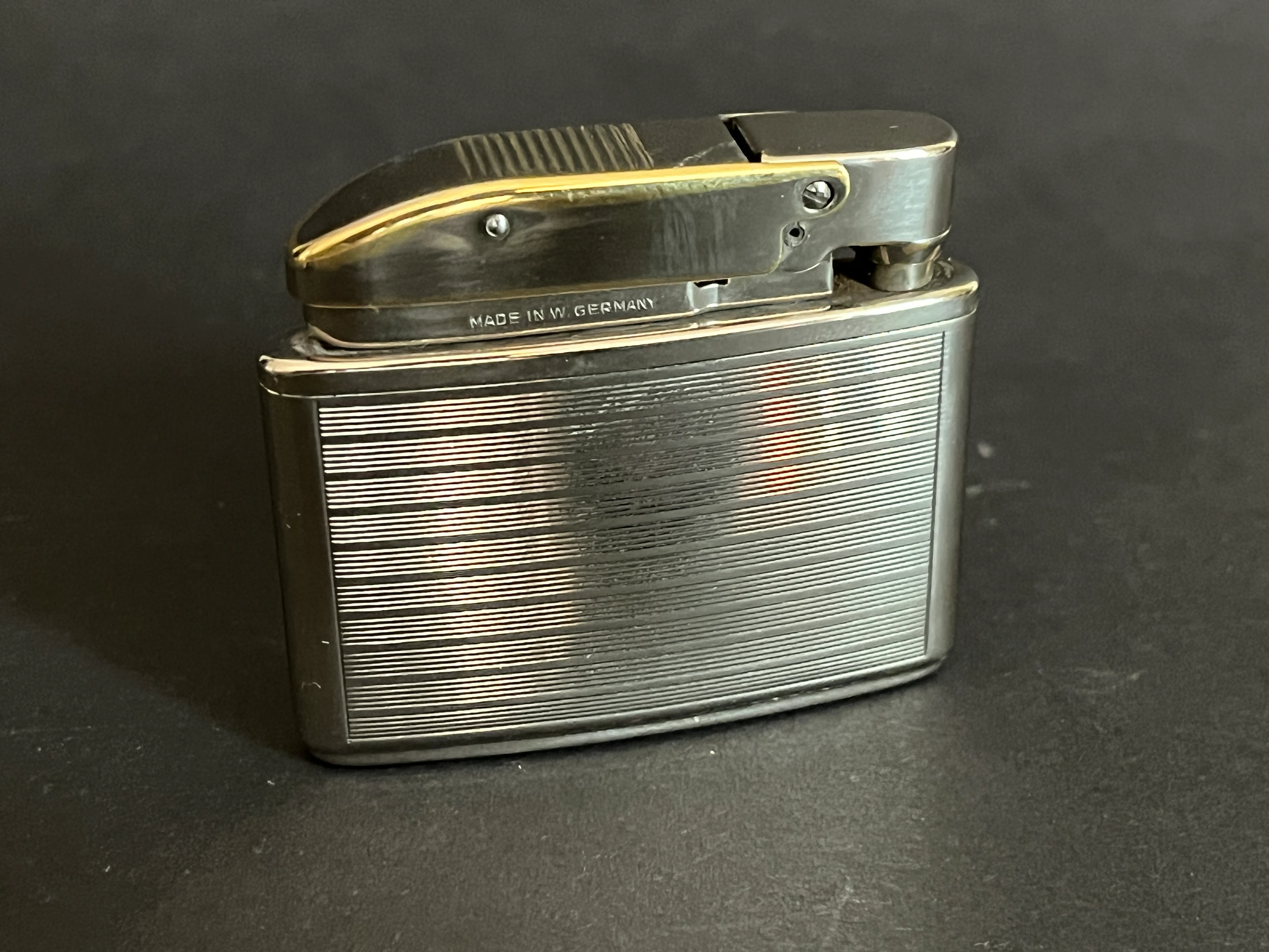 CONSUL Benzinfeuerzeug 60er Jahre ESSO Werbemittel