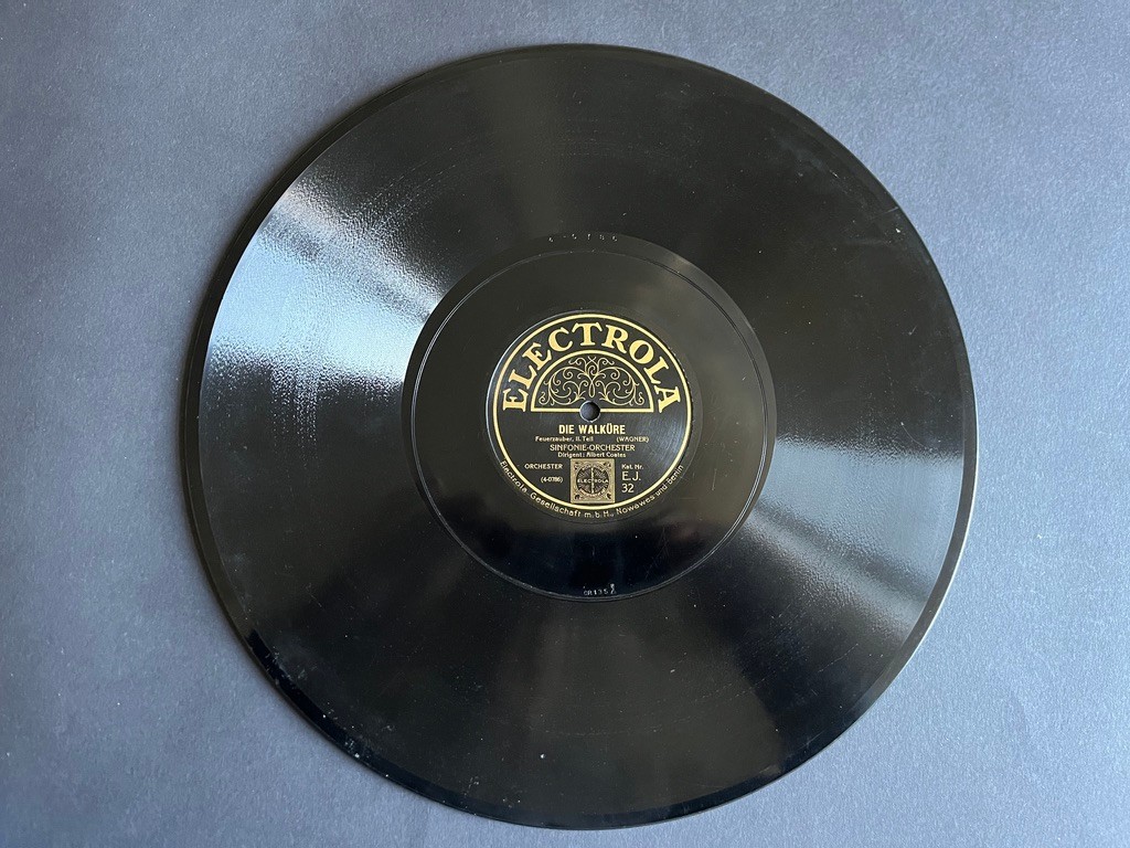 12" Schellack Platte "Die Walküre"