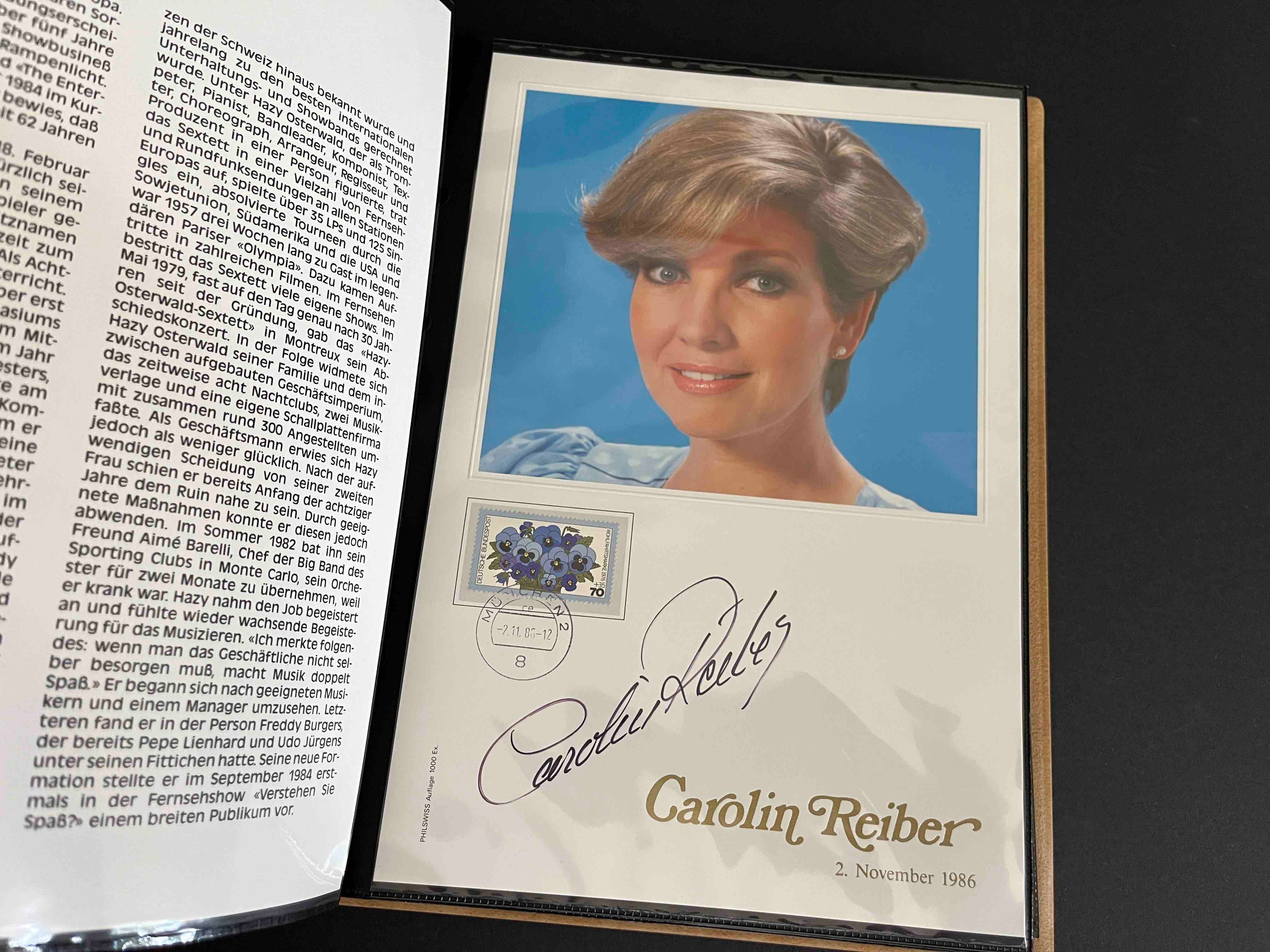 Galerie der Prominenz - Sammlung von 38 Autogrammkarten im Schuber