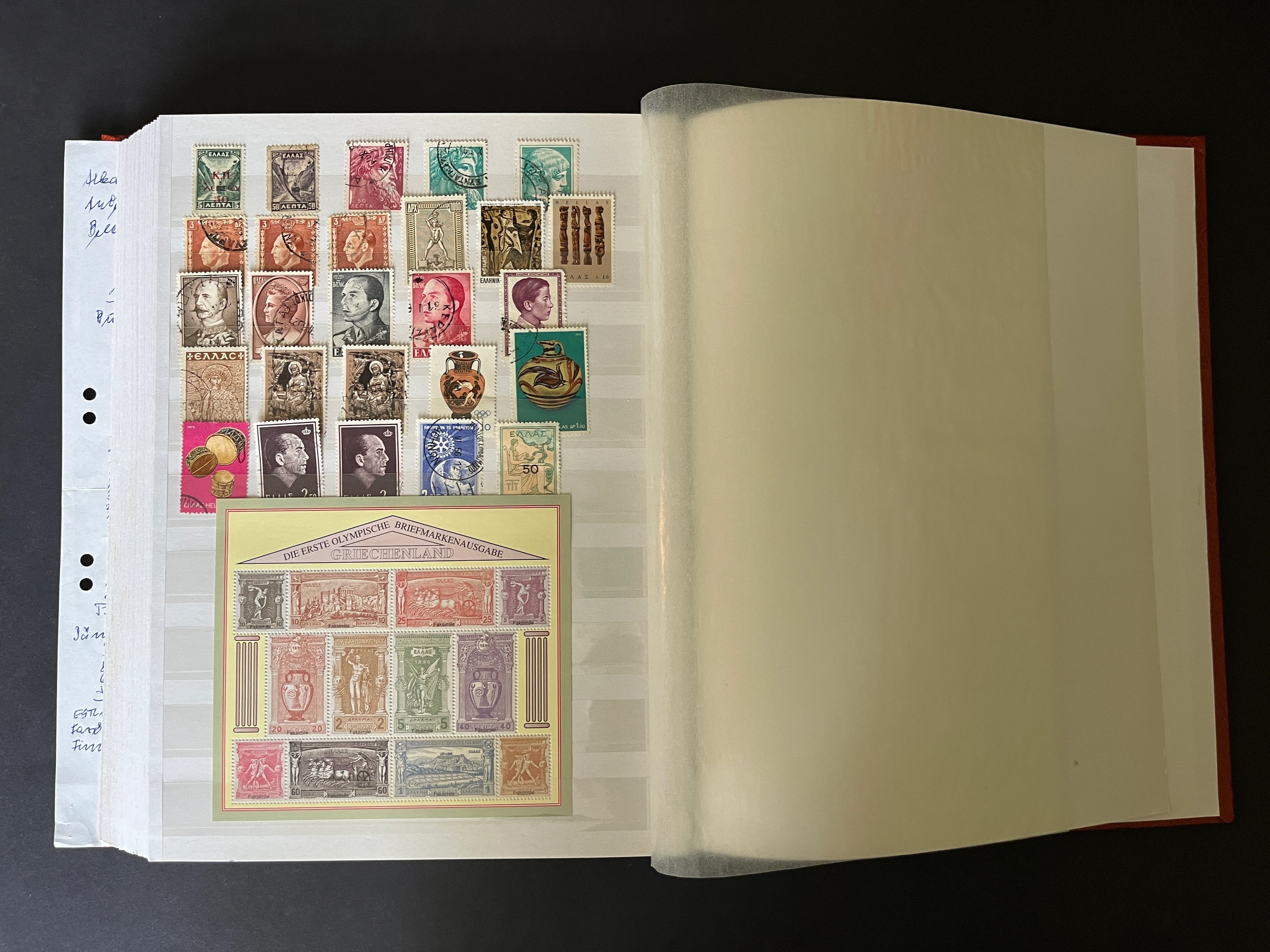 Briefmarken Album Europa gemischt 029