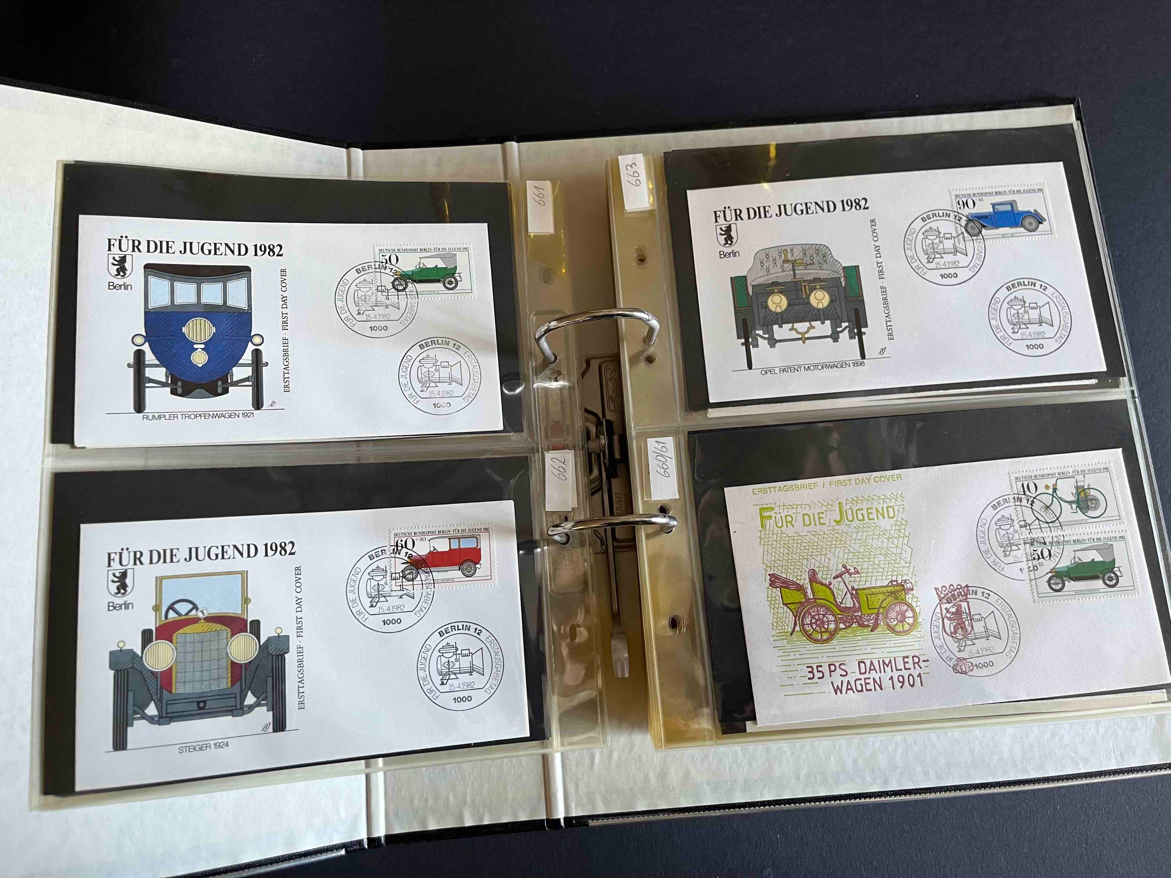 Deutsche Bundespost Berlin Sammlung Ersttagsbriefe