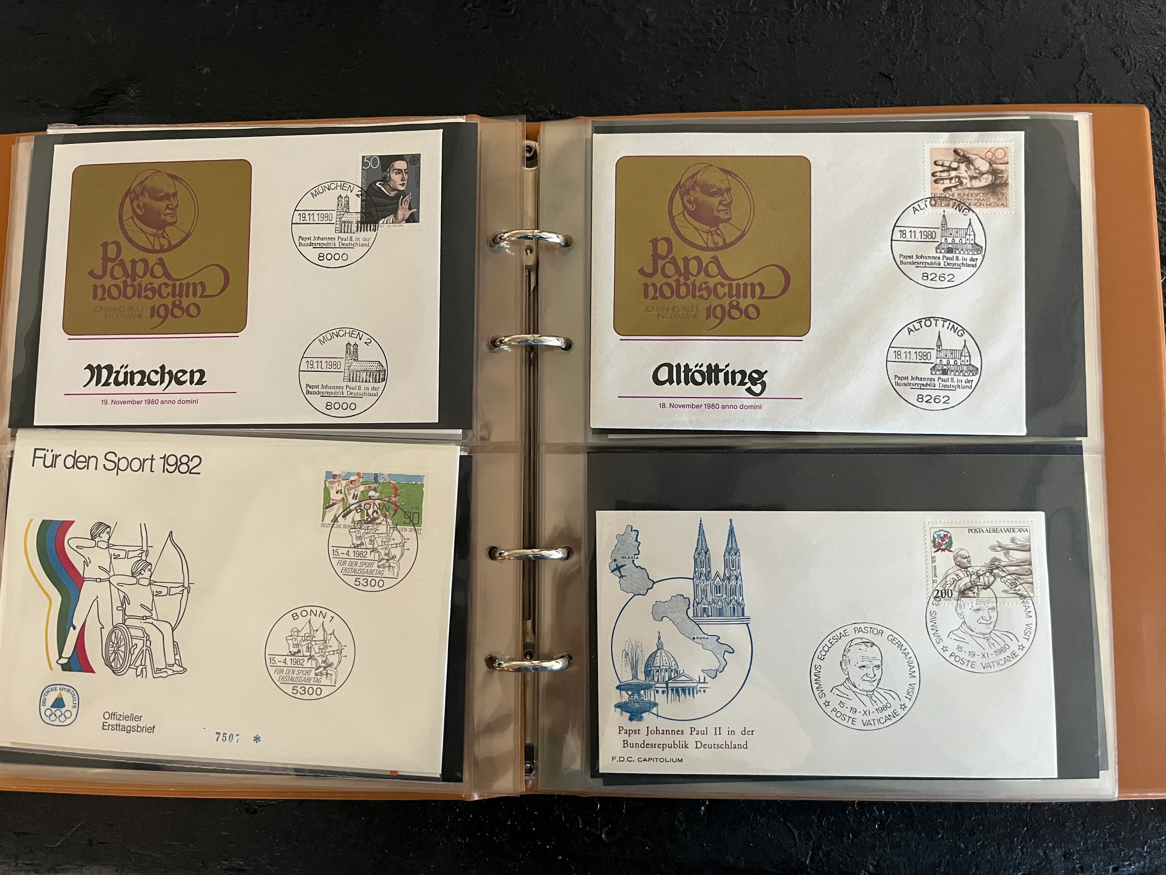 CP026 Deutsche Bundespost Sammlung Ersttagsbriefe