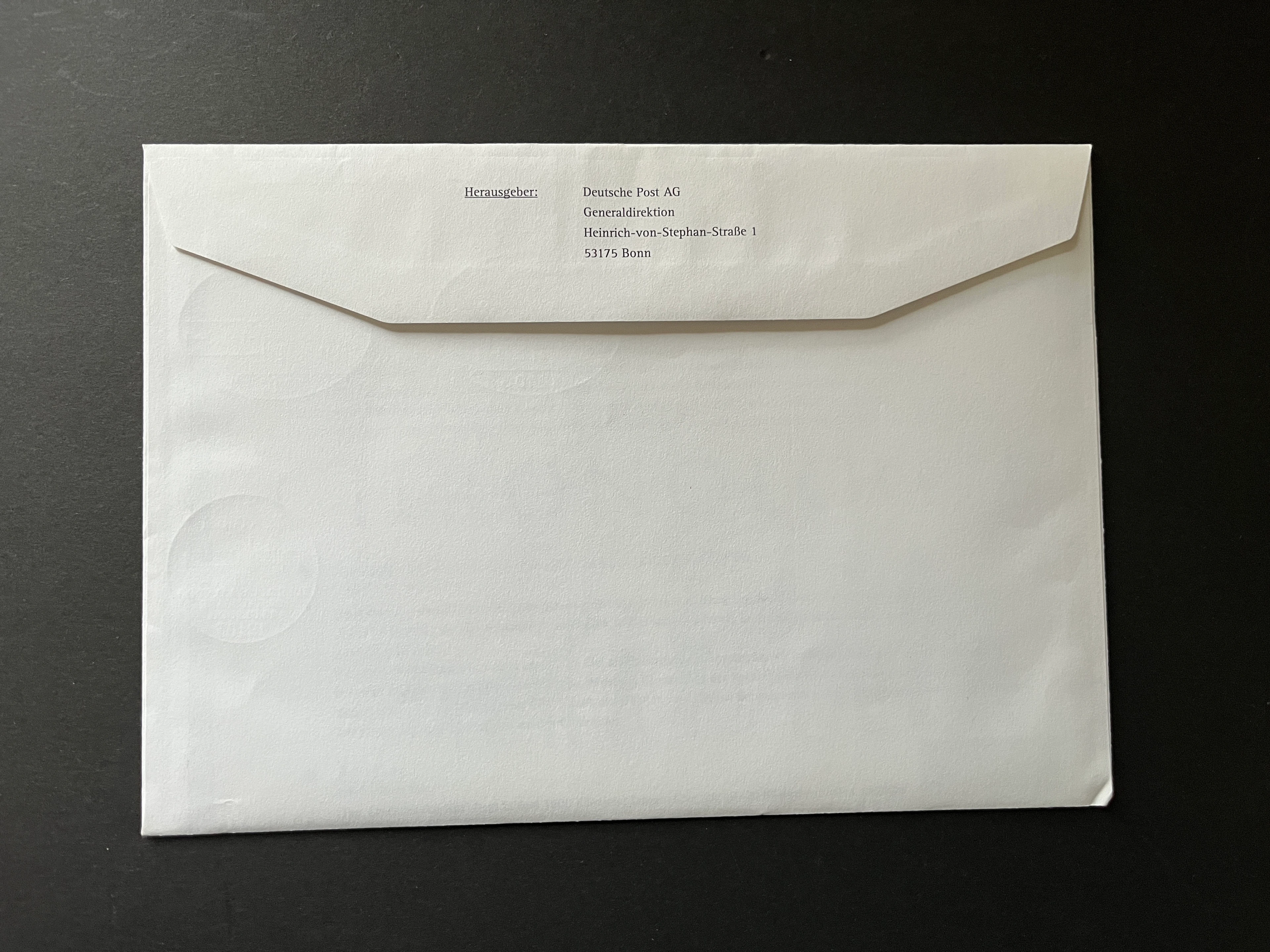 Brief Jubiläumsbrief zum Jahrtausendwechsel 2000 - gestempelt