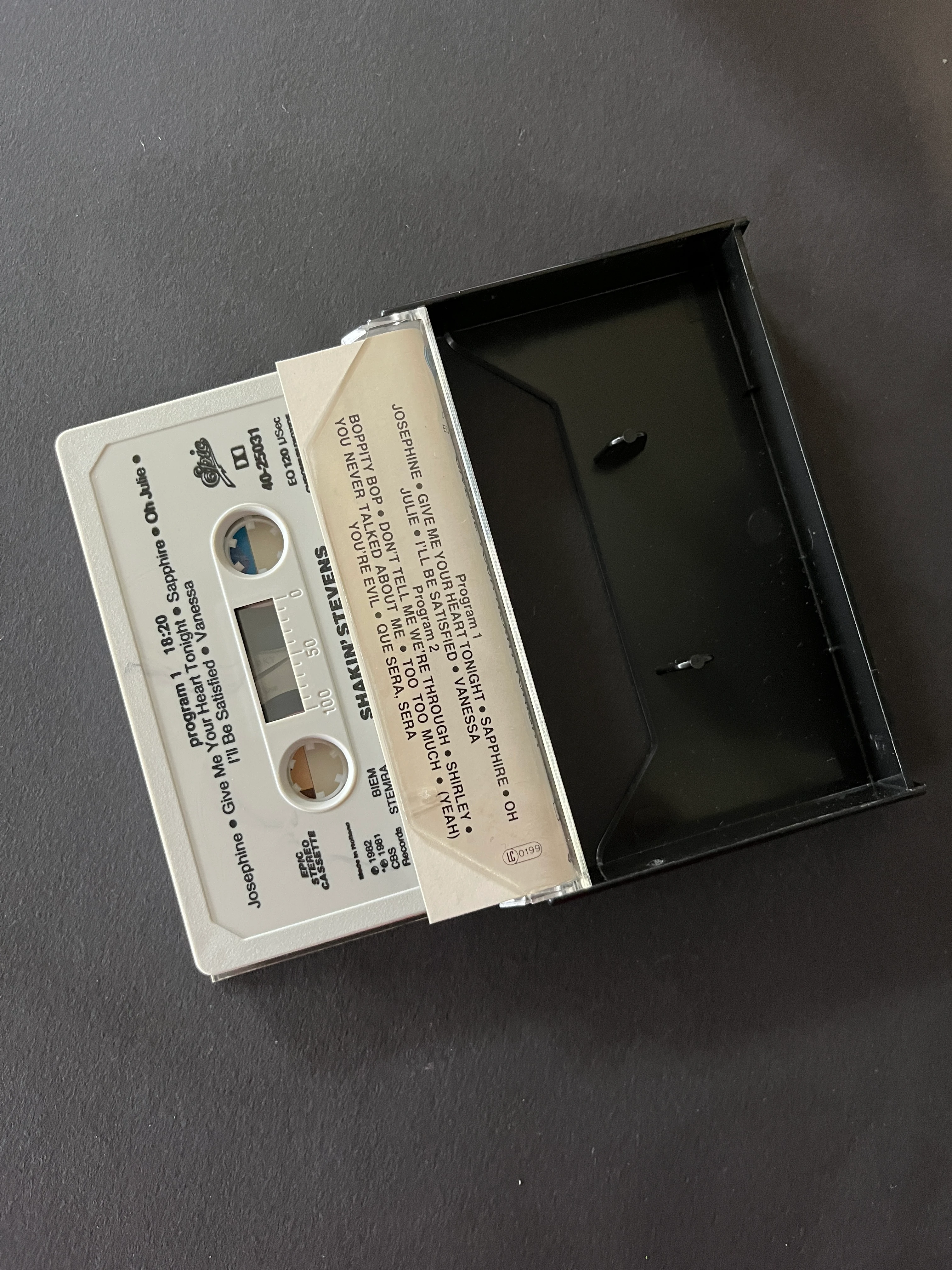 Musikkassette - Shakin Stevens - Give me your hard tonight