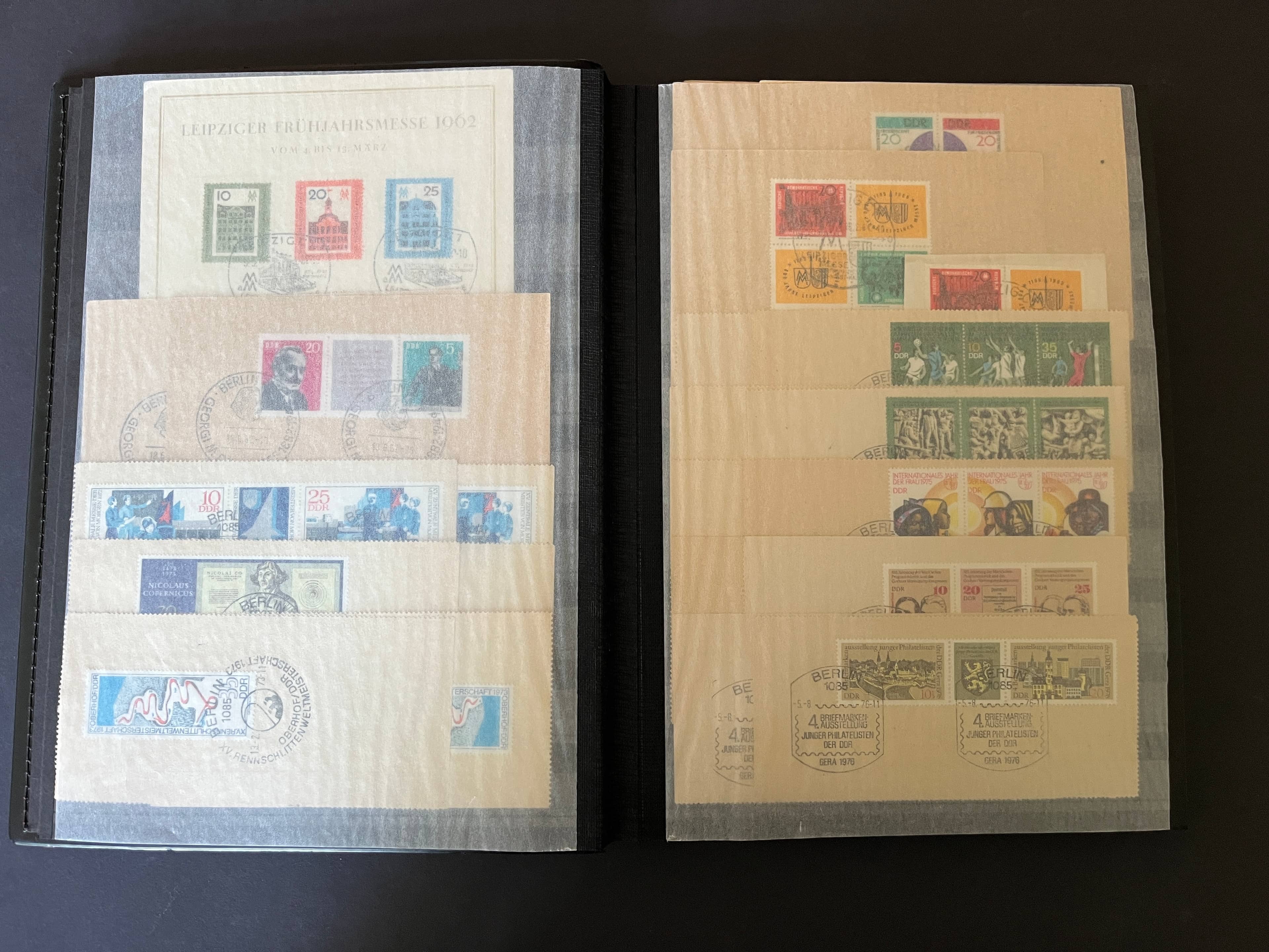 Briefmarkenalbum DDR Ersttags- Sonderstempel 0032