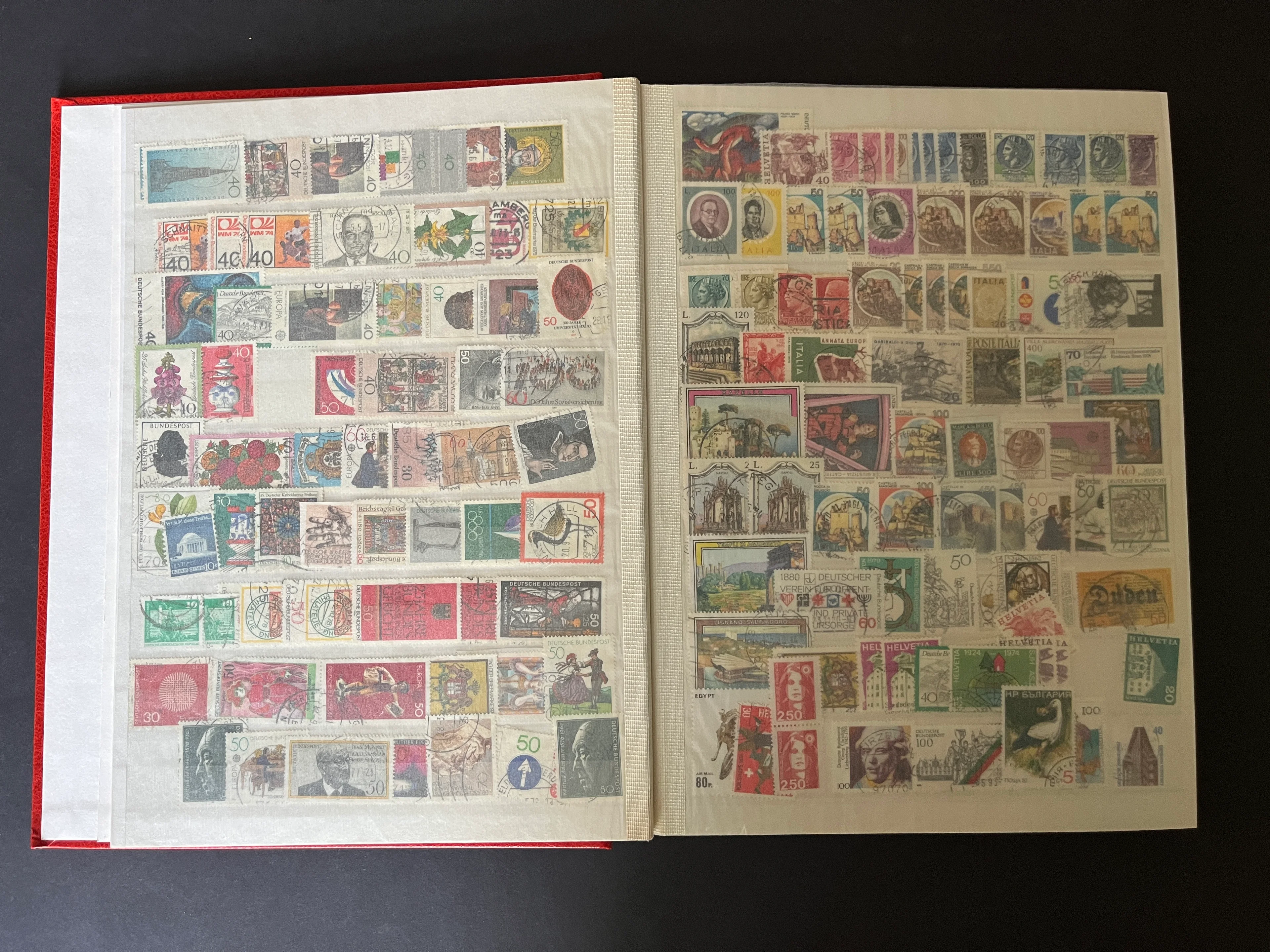 Briefmarken Album Alle Welt gemischt 0030