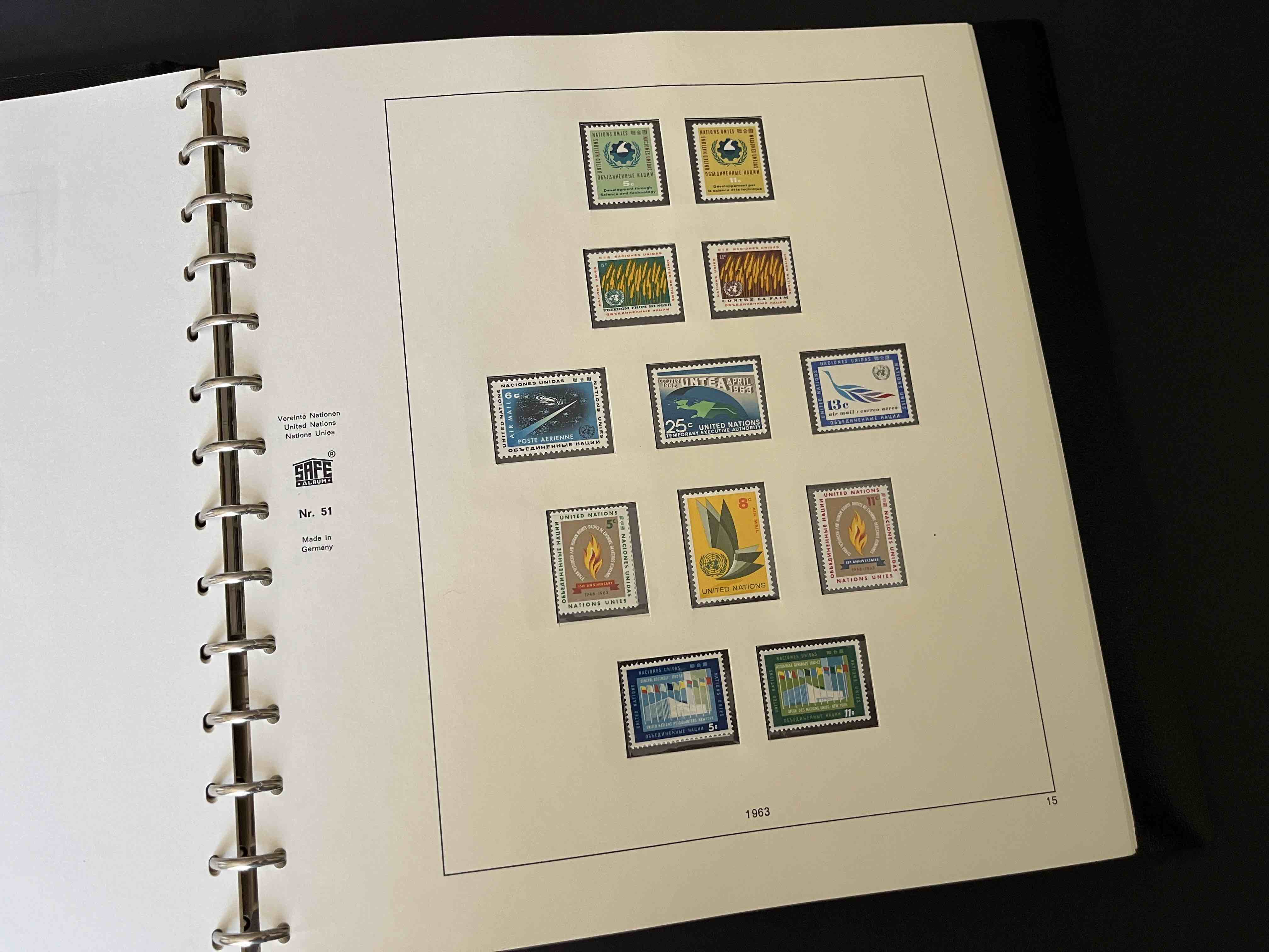 WP041 Album Vereinte Nationen/EuroCept postfrisch 1951-1978