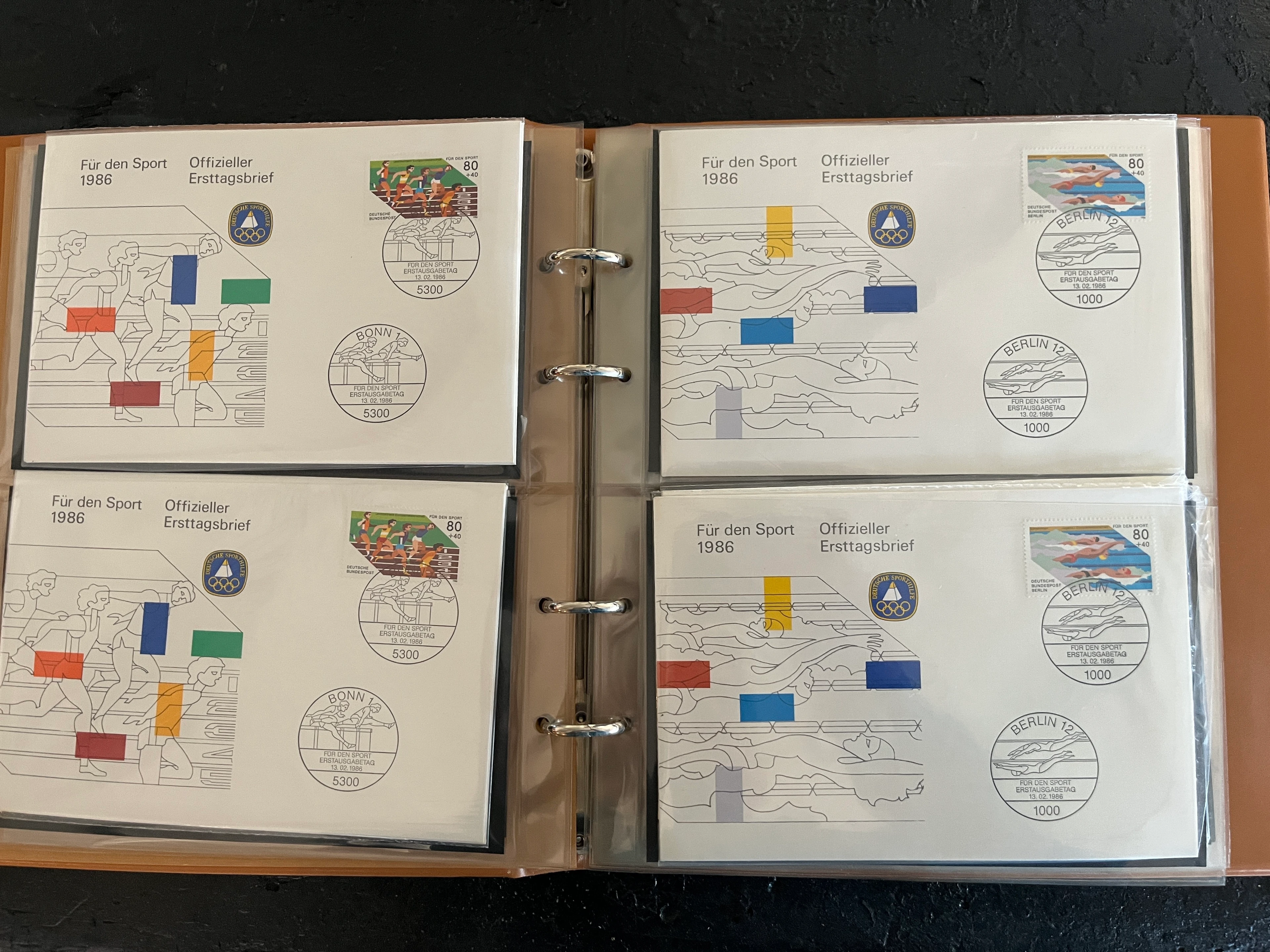 CP026 Deutsche Bundespost Sammlung Ersttagsbriefe