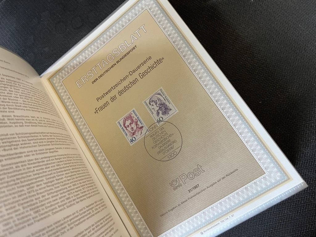 WP036 Ersttagsblätter Bundesrepublik Deutschland 1974-1989