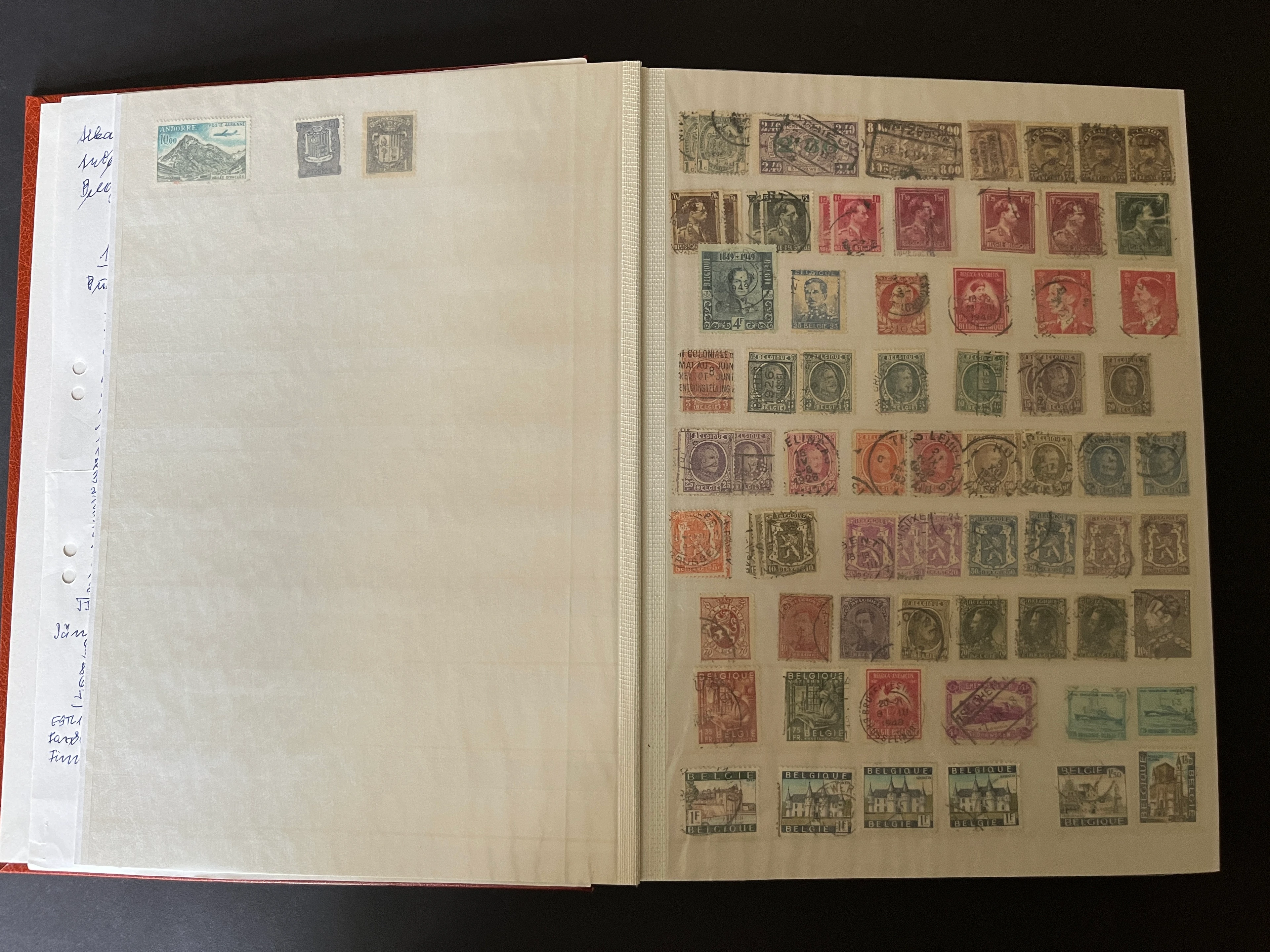 Briefmarken Album Europa gemischt 029