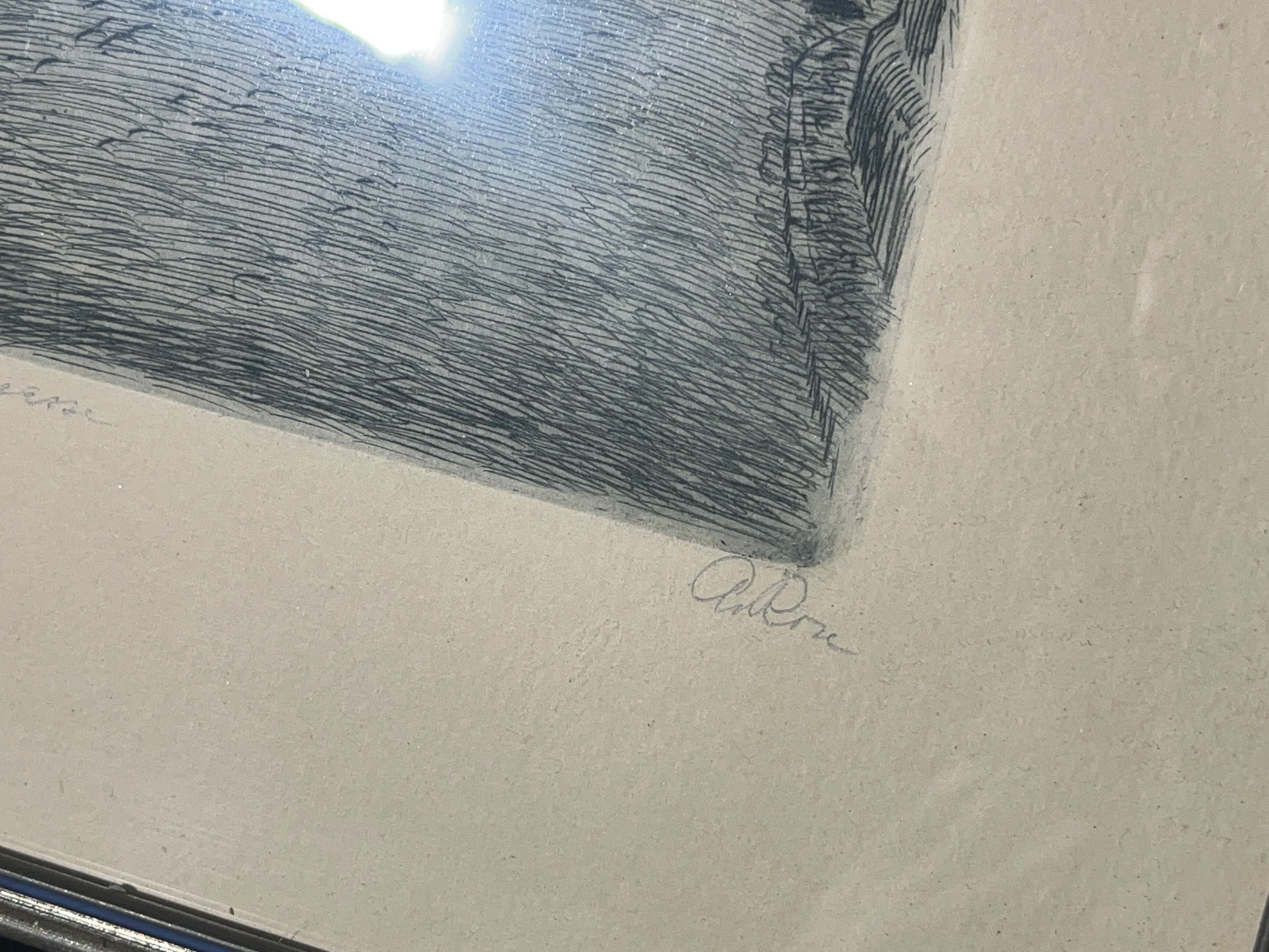 Radierung von Arthur Rose - Neugasse in Coburg