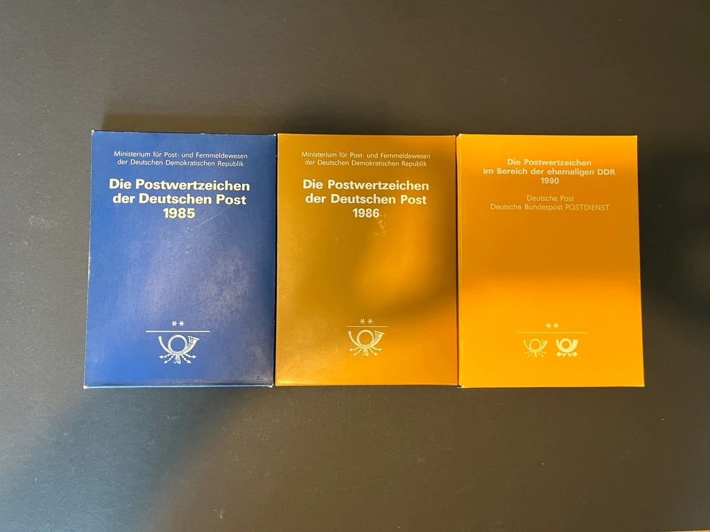 WP043 Die Postwertzeichen der Deutschen Post DDR 1985, 1986, 1990