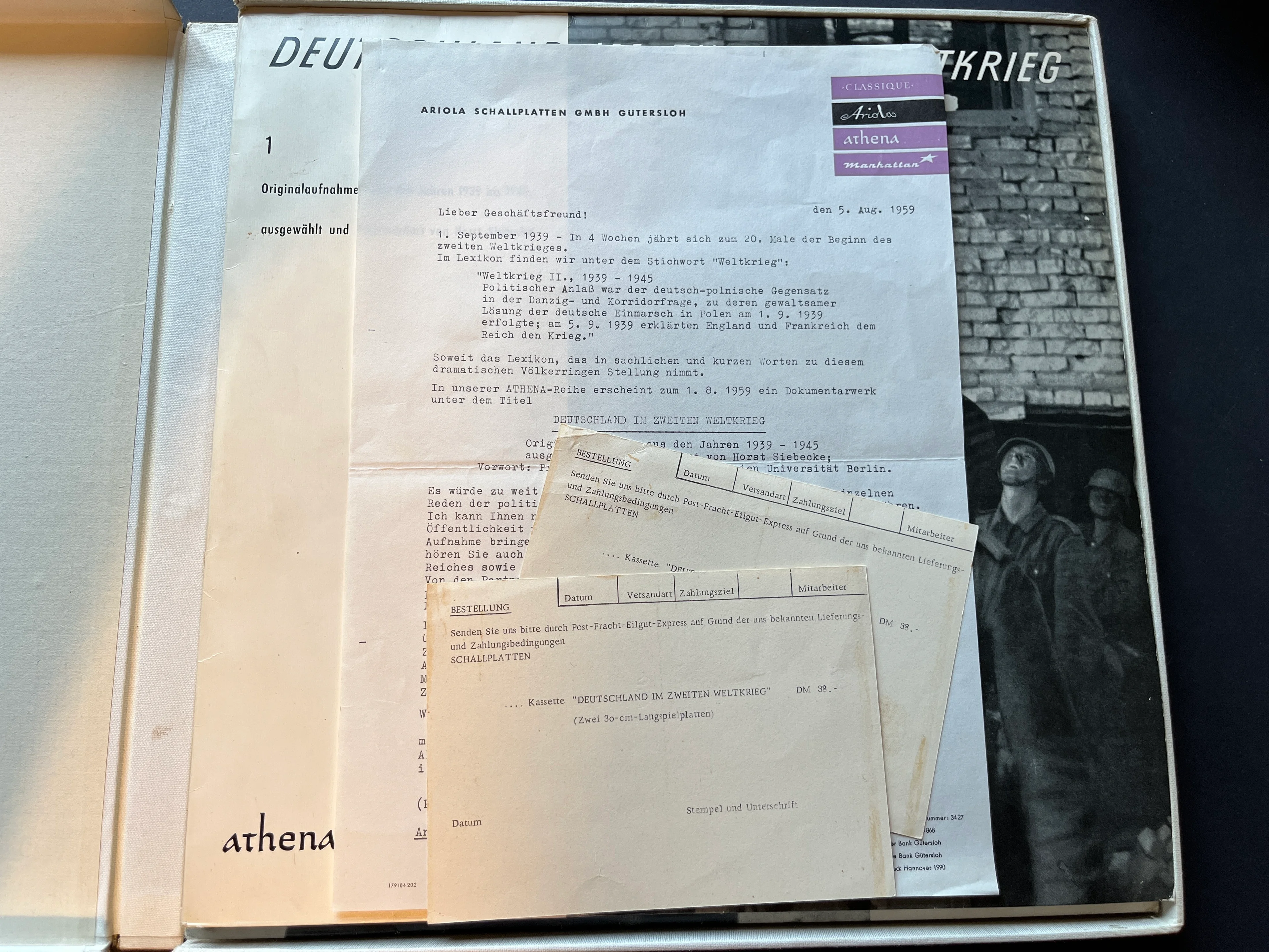 Deutschland im 2. Weltkrieg Doppel-LP