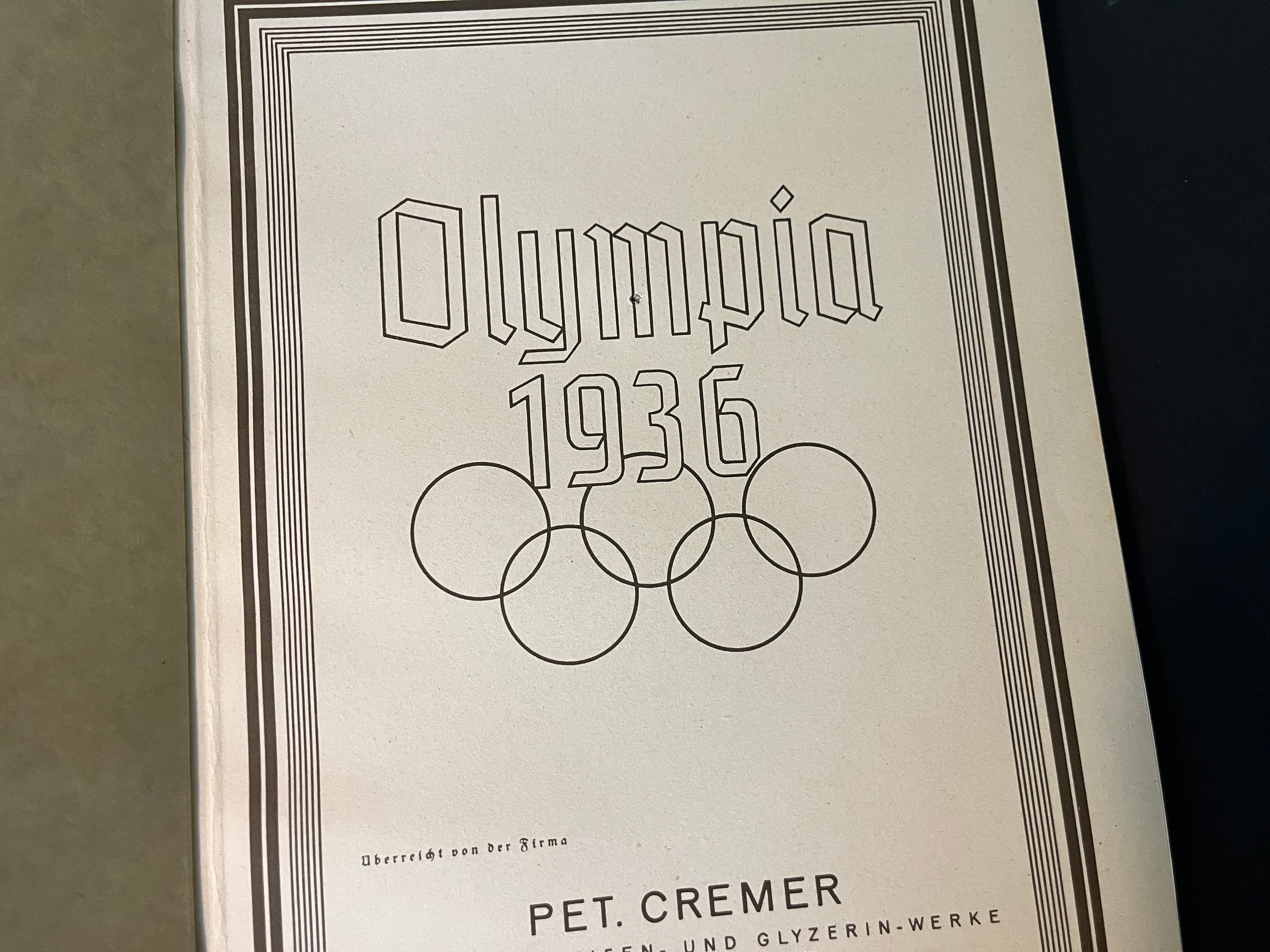 Sammelalbum Olympia 1936 - unbenutzt