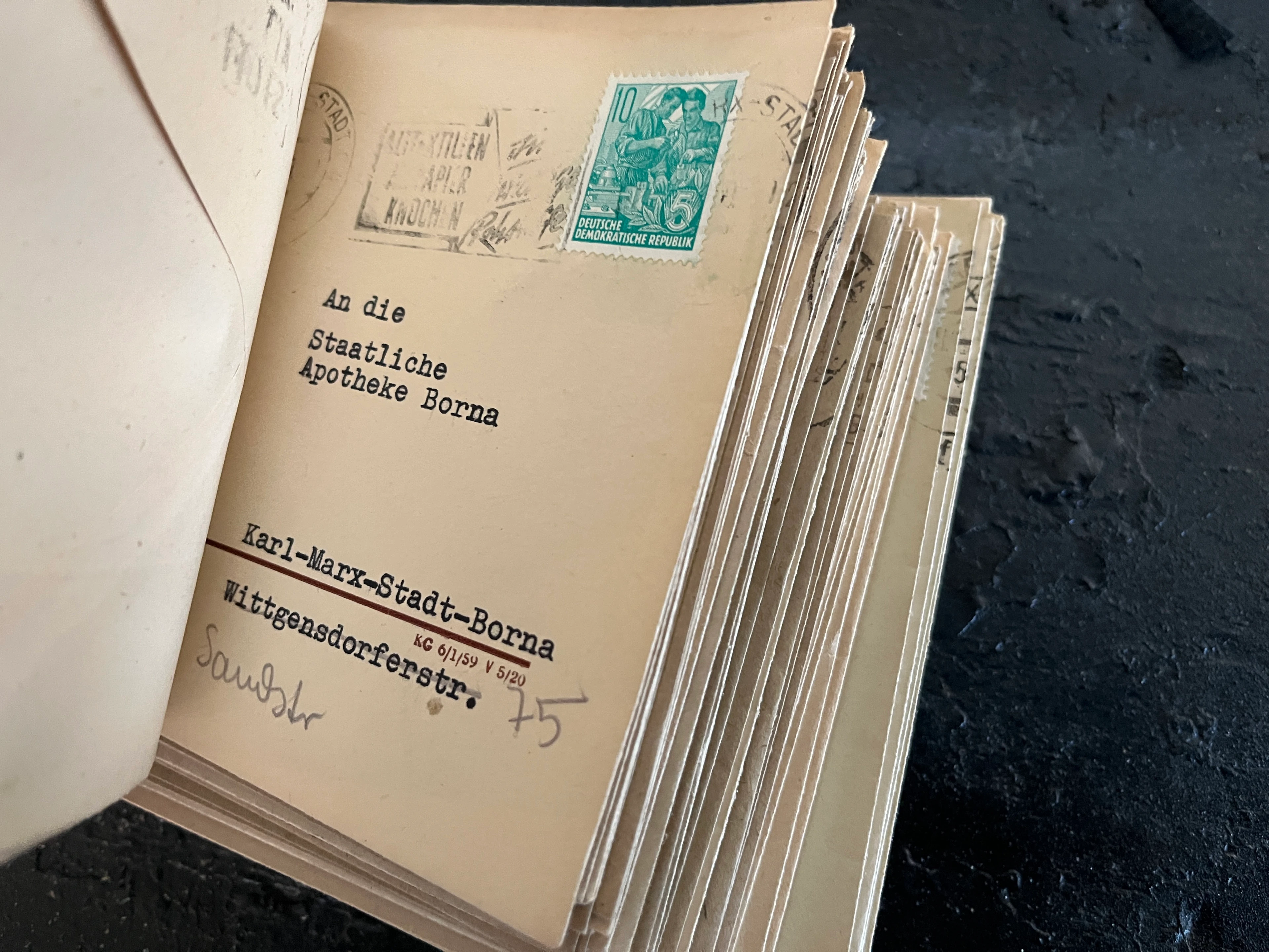 CP025 Deutsche Demokratische Republik großes Konvolut Briefe Freimarken "Fünfjahresplan"