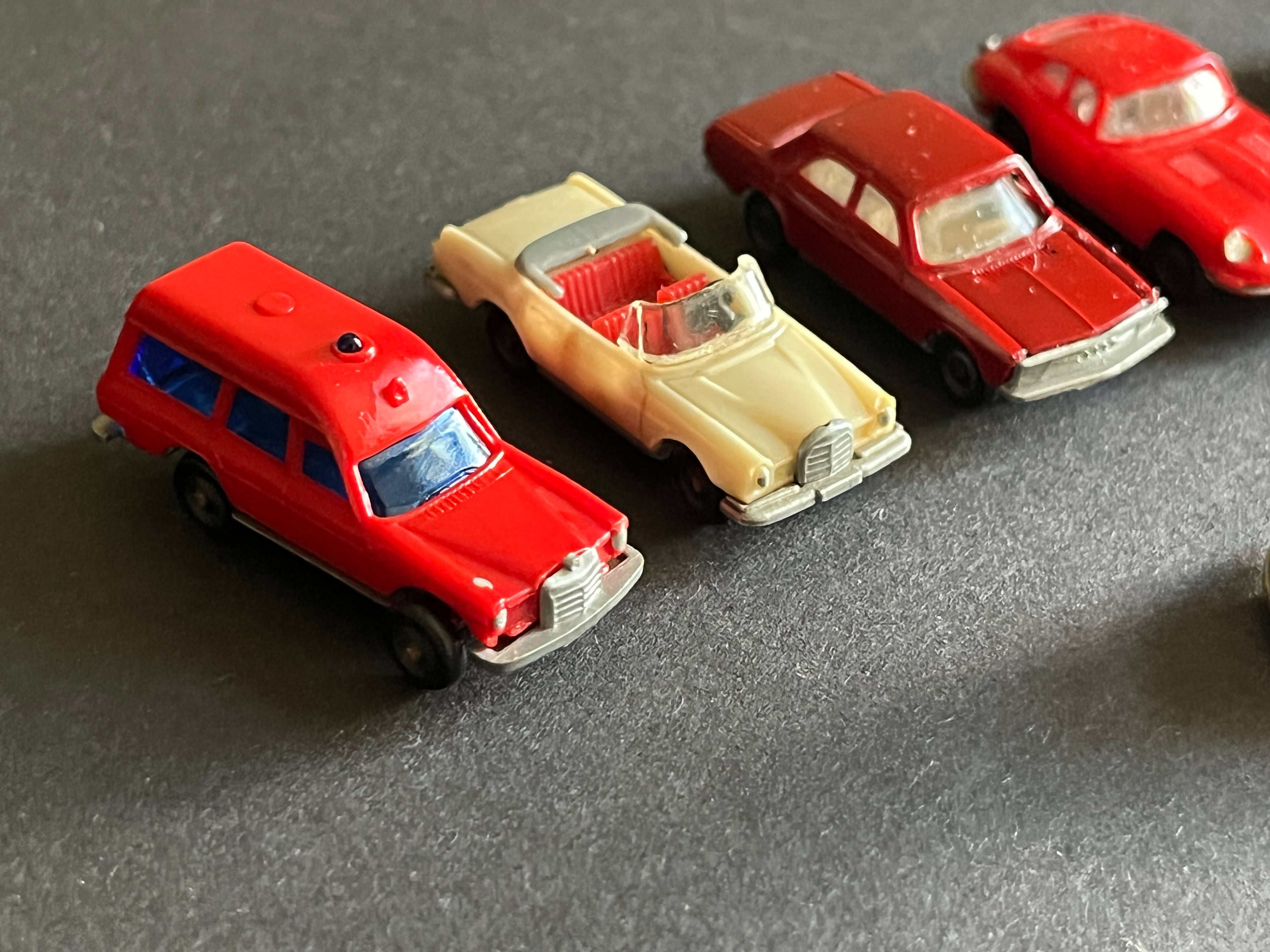 Konvolut 9 Modellautos aus Ü-Ei - Wiking Kopie