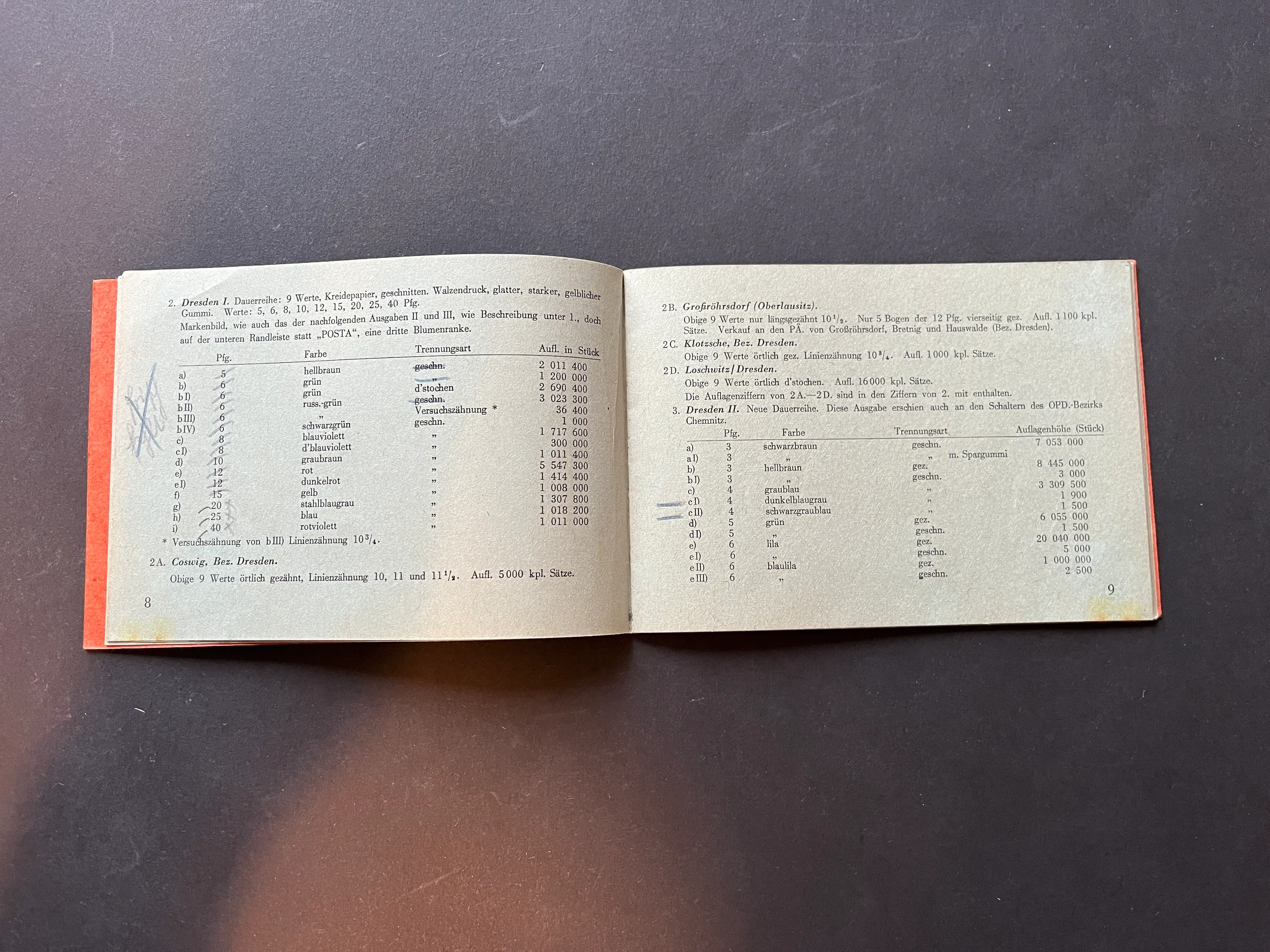 Verzeichnis der seit dem 8. Mai 1945 im Deutschen Reich erschienenen Postwertzeichen