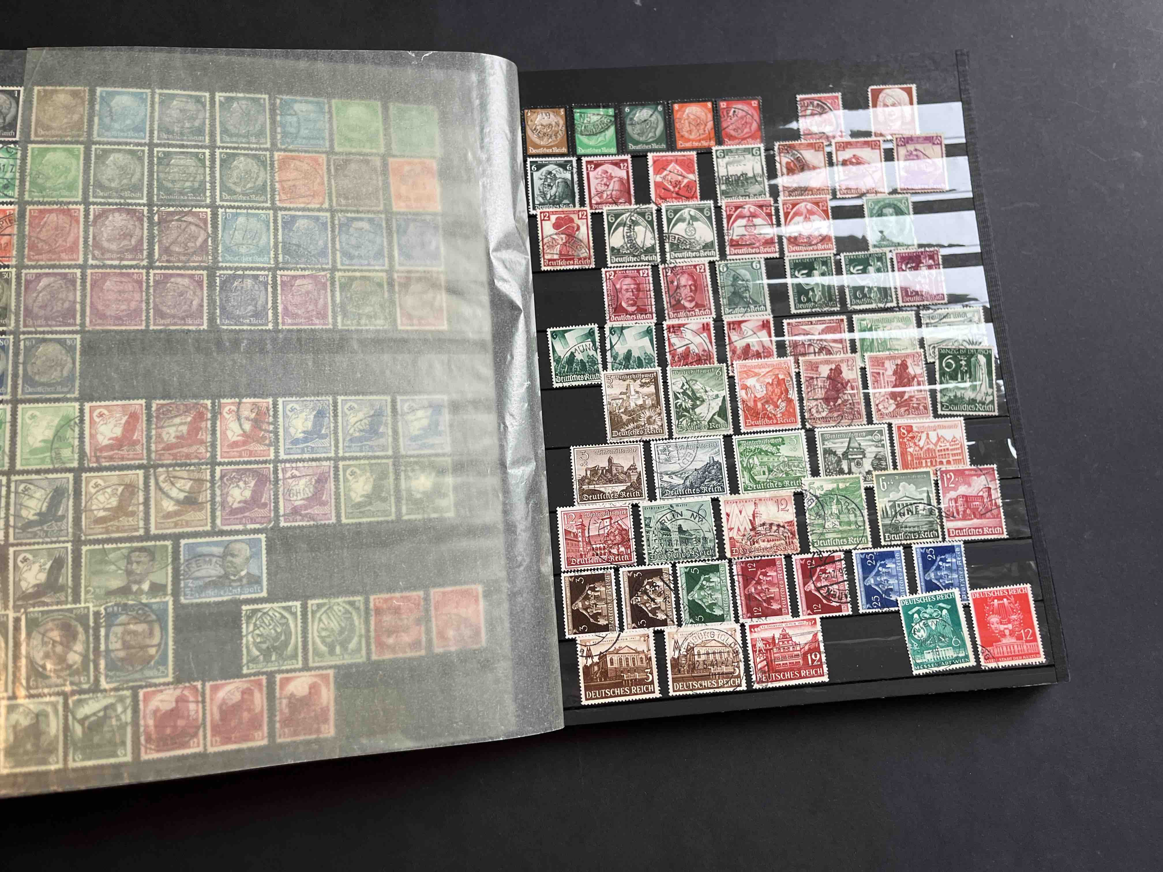 Briefmarken Album Deutsches Reich gemischt 0007