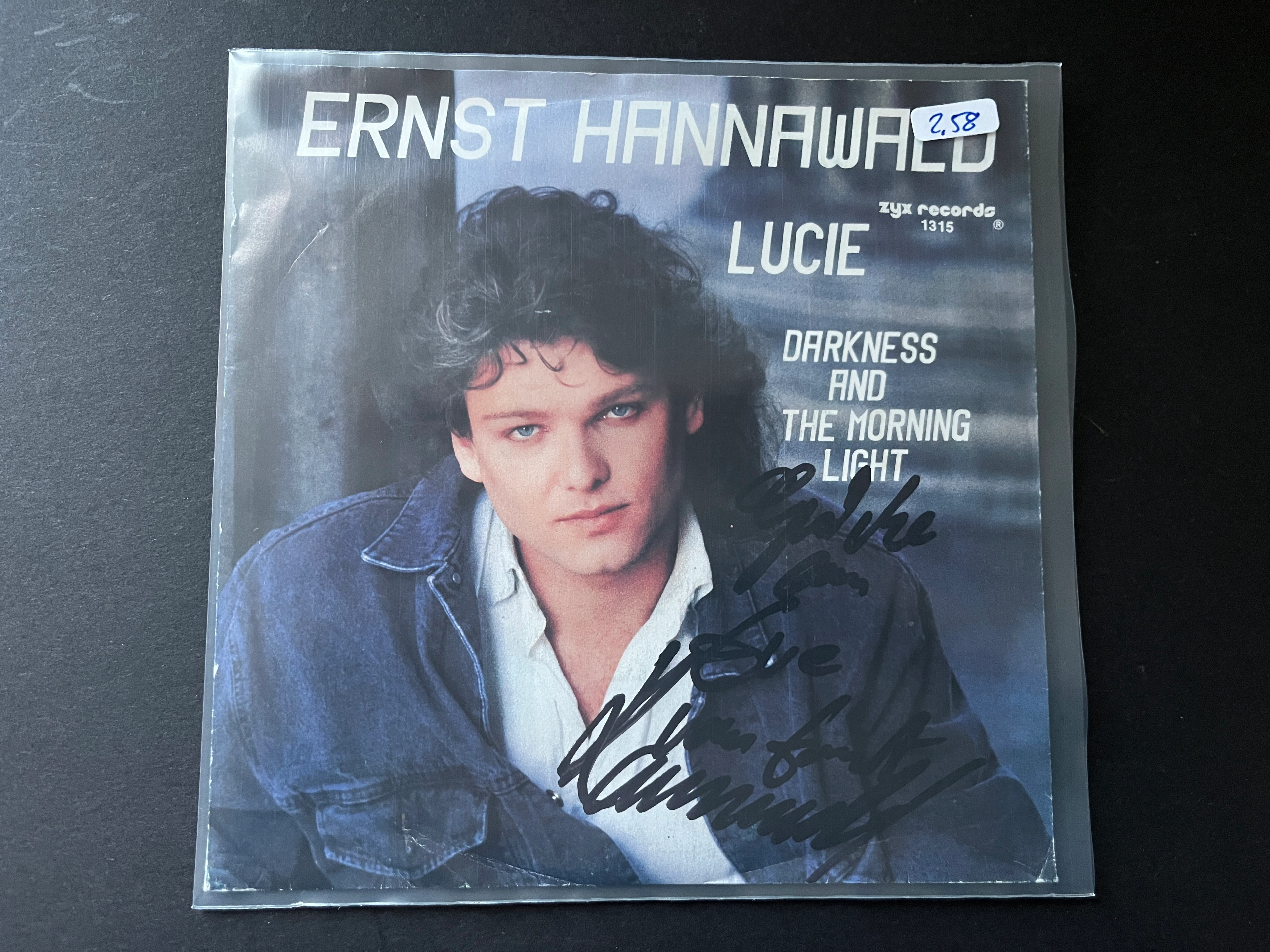 Single Ernst Hannawald - Lucie mit originalem Autogramm