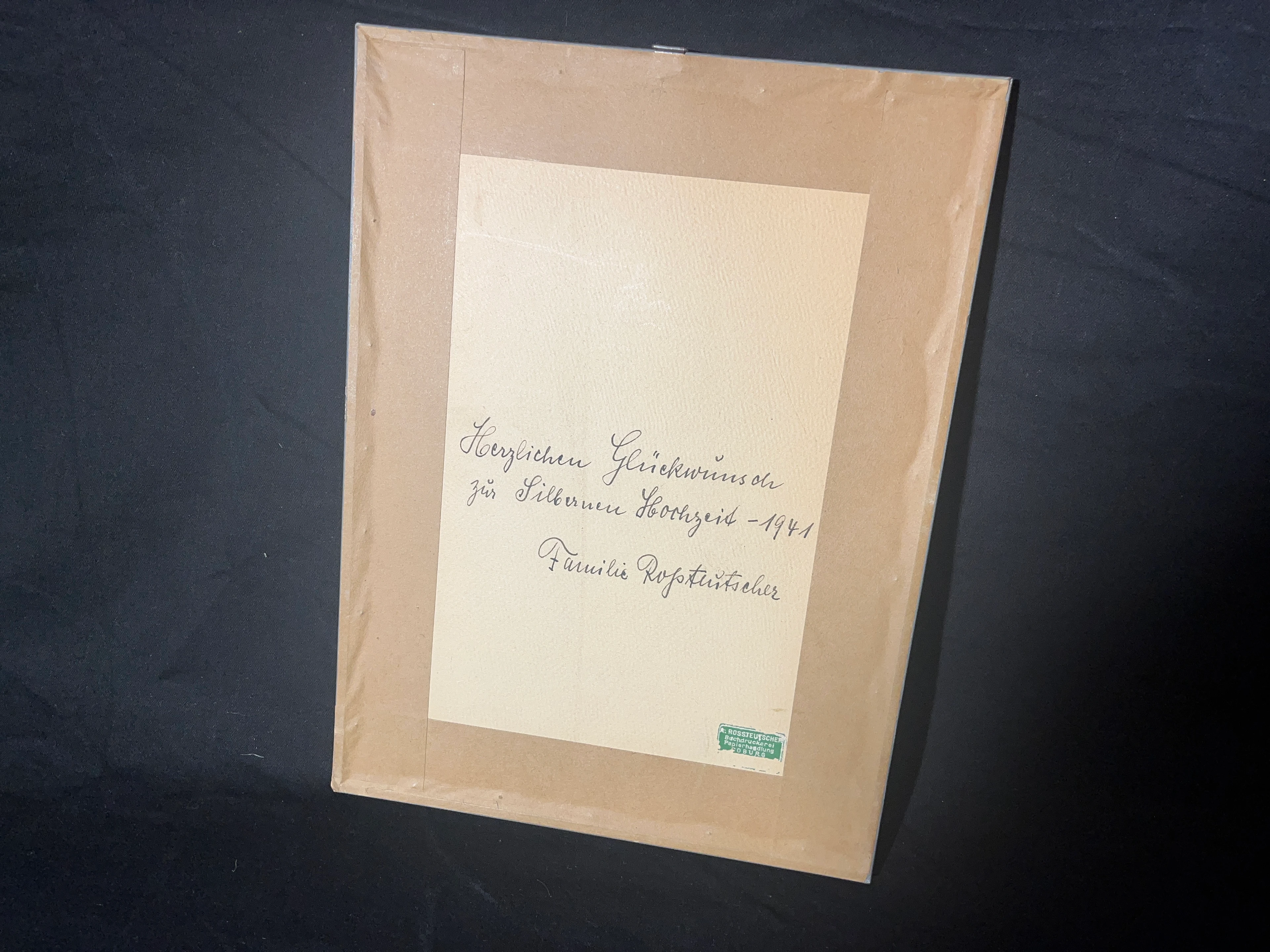 Radierung von Arthur Rose - Neugasse in Coburg