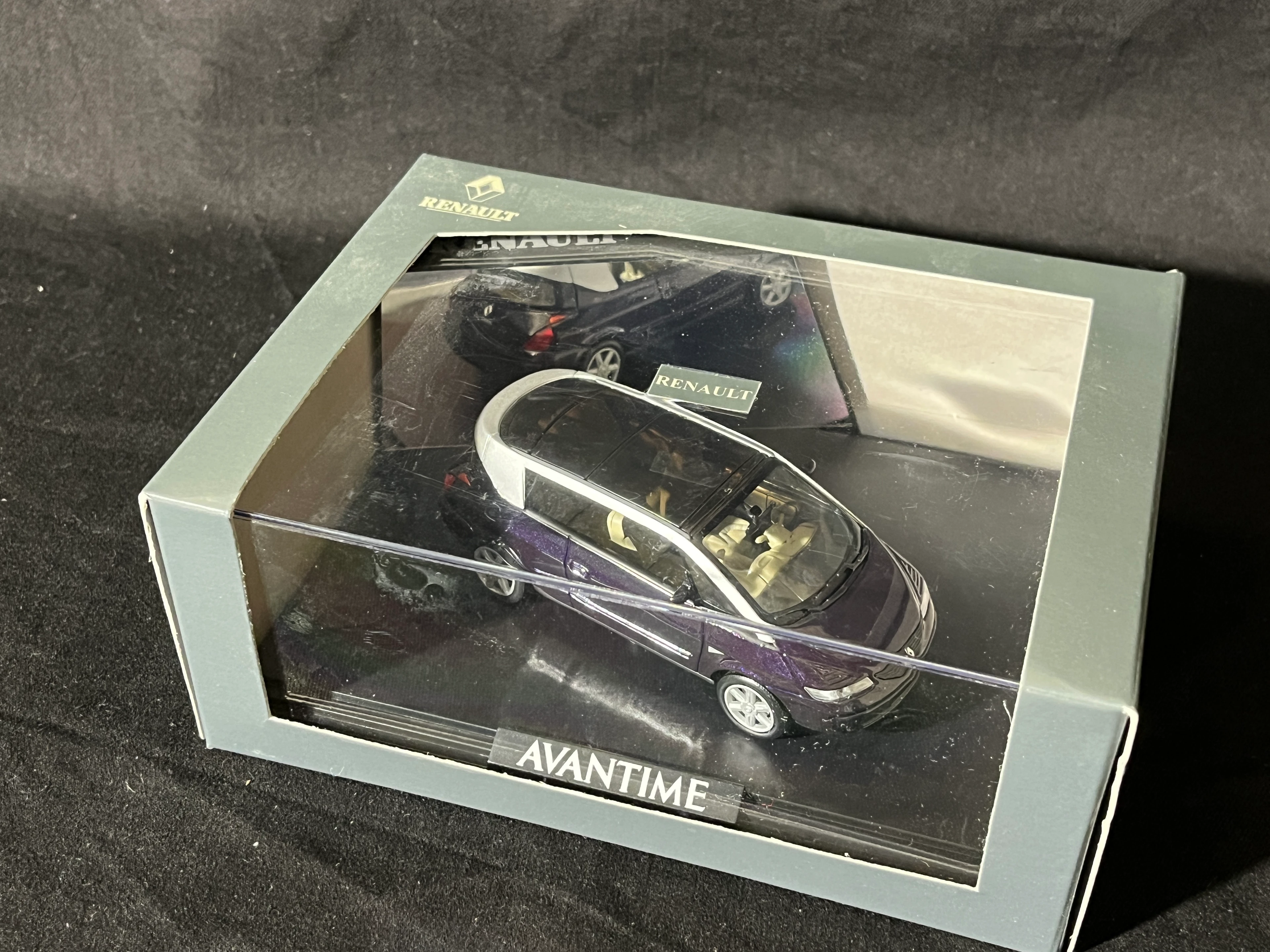 RENAULT Avantime Werbemodell der RENAULT DEUTSCHLAND AG 1:43 blau in OVP