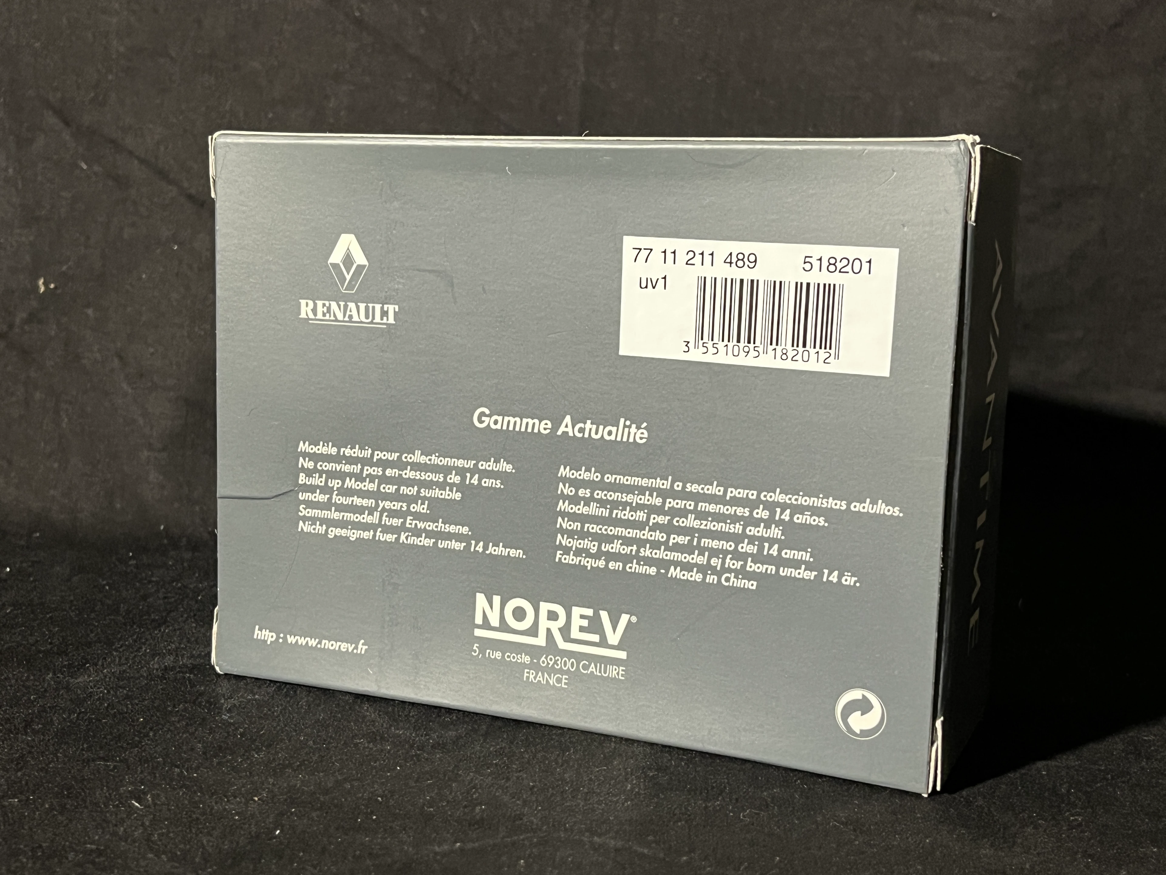 RENAULT Avantime Werbemodell der RENAULT DEUTSCHLAND AG 1:43 blau in OVP