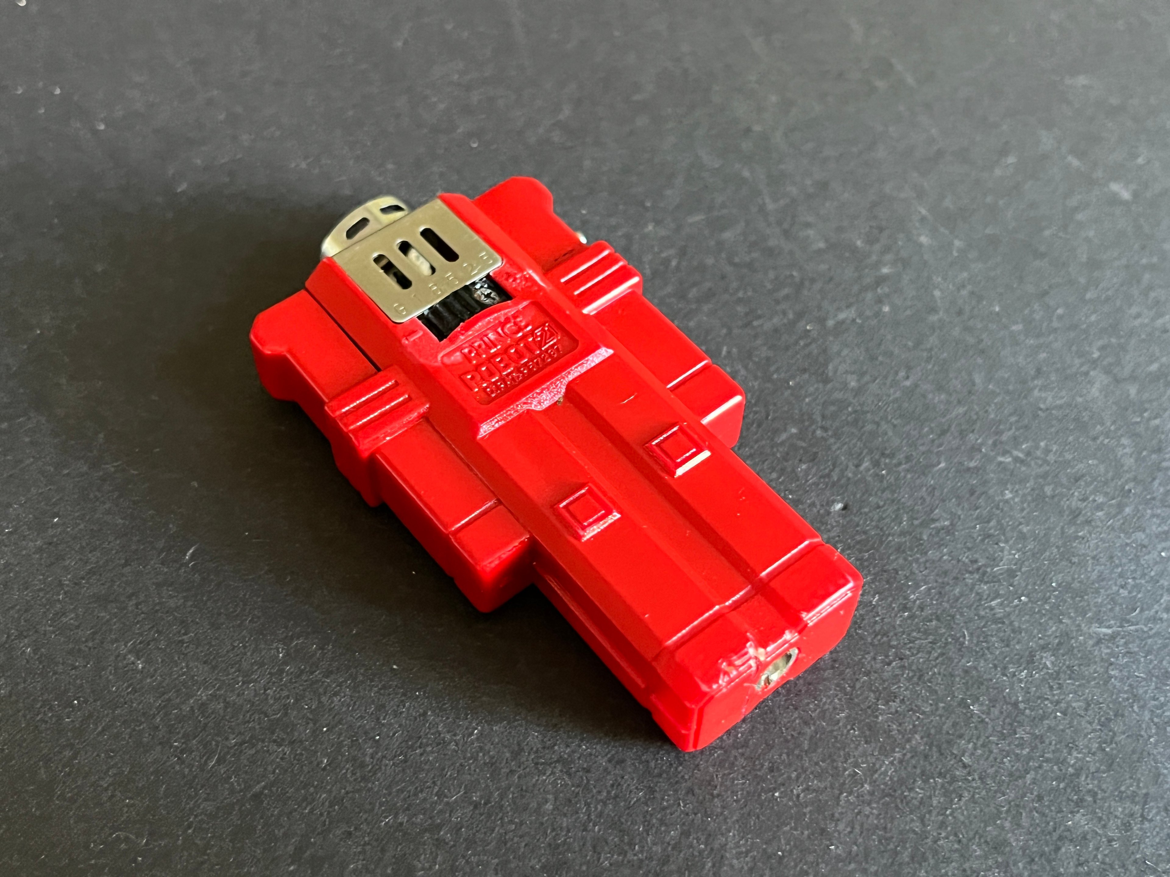 Gasfeuerzeug "Prince Robot 21" rot