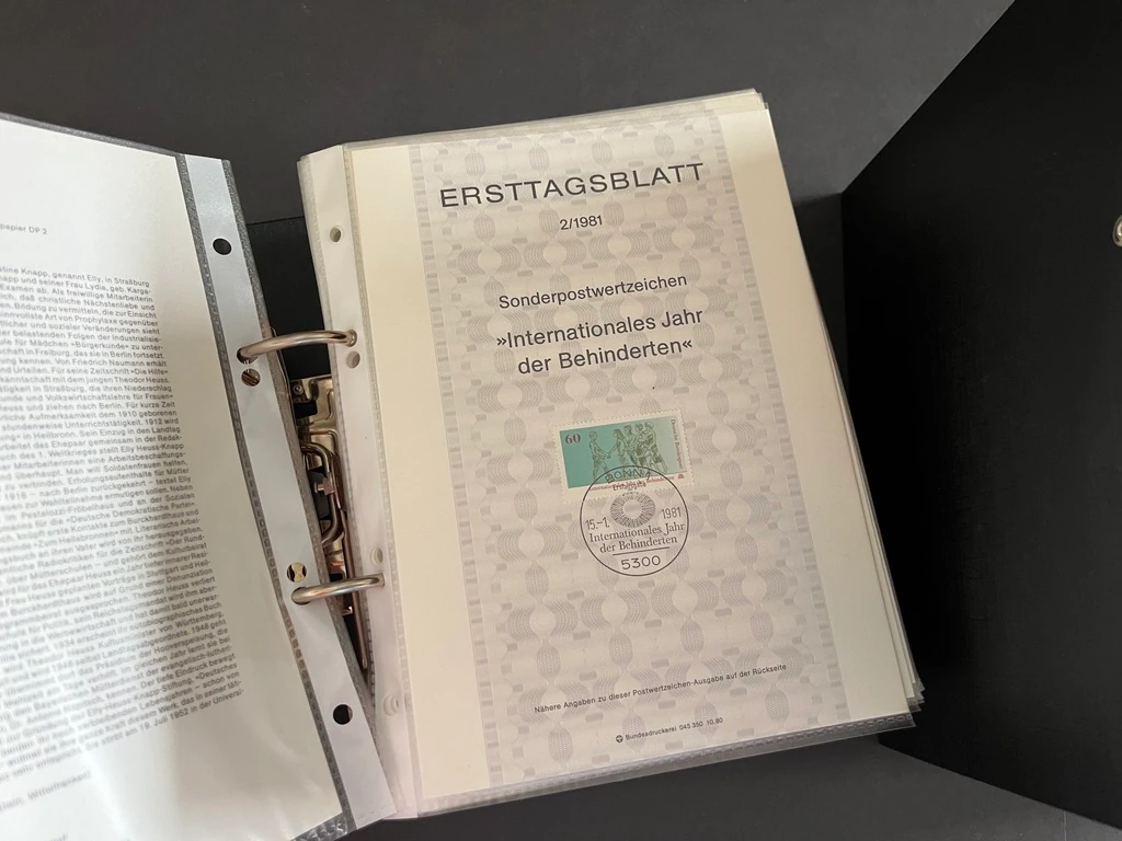 WP036 Ersttagsblätter Bundesrepublik Deutschland 1974-1989