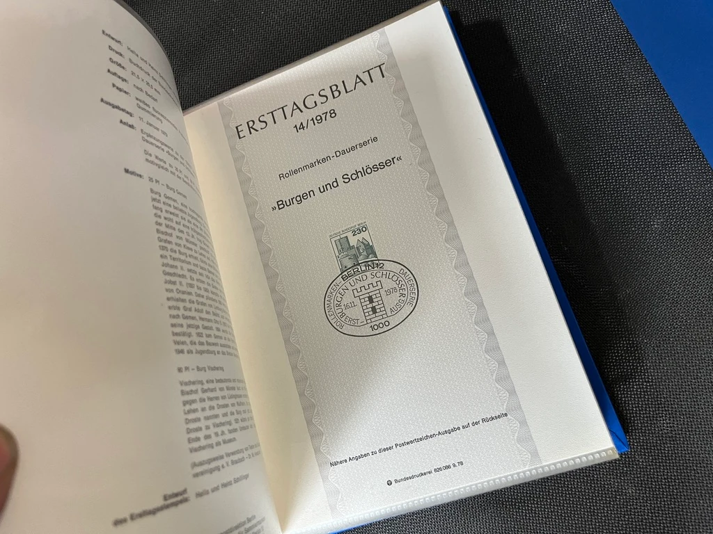 WP037 Ersttagsblätter Berlin 1975-1990