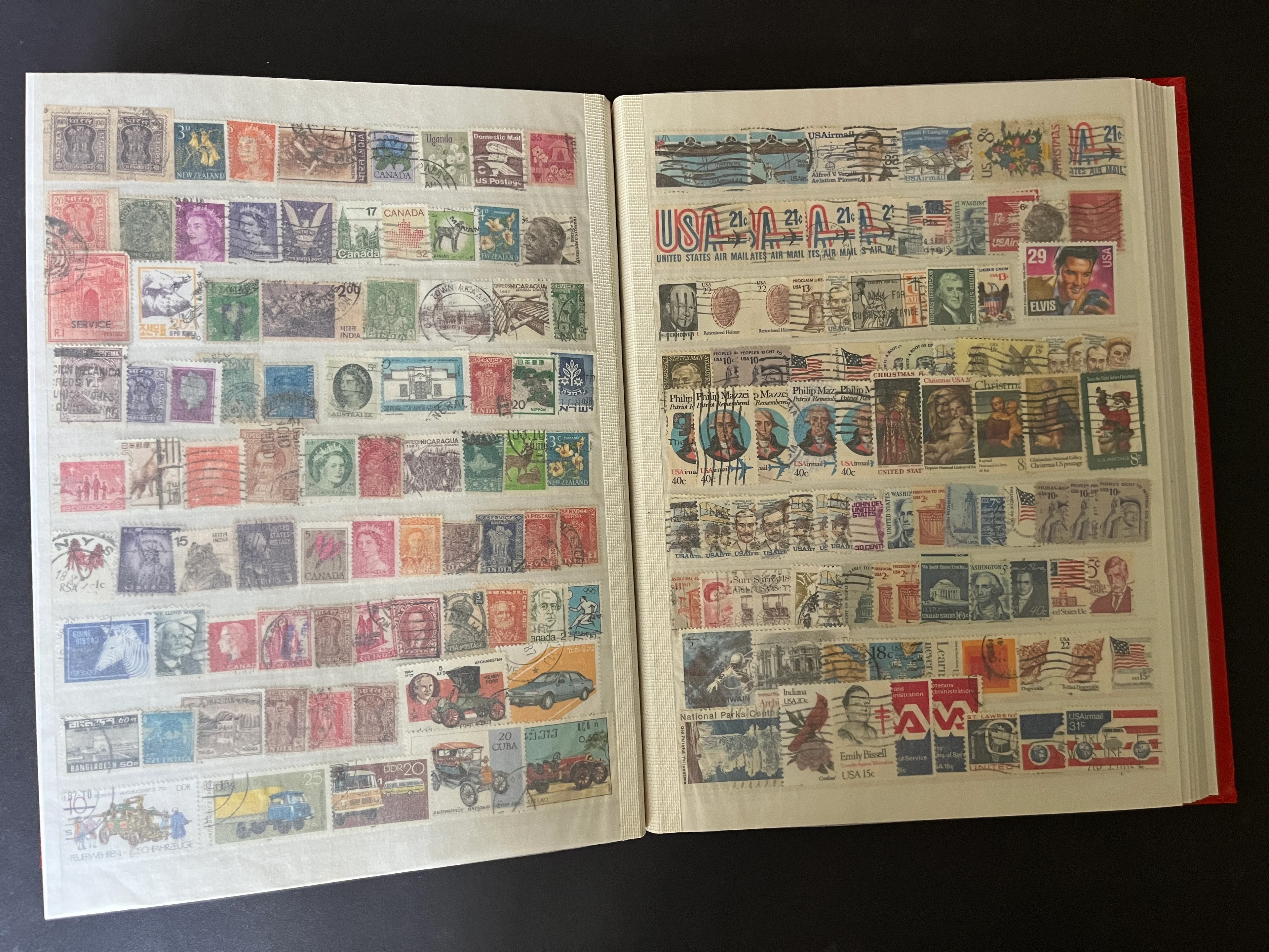 Briefmarken Album Alle Welt gemischt 0030