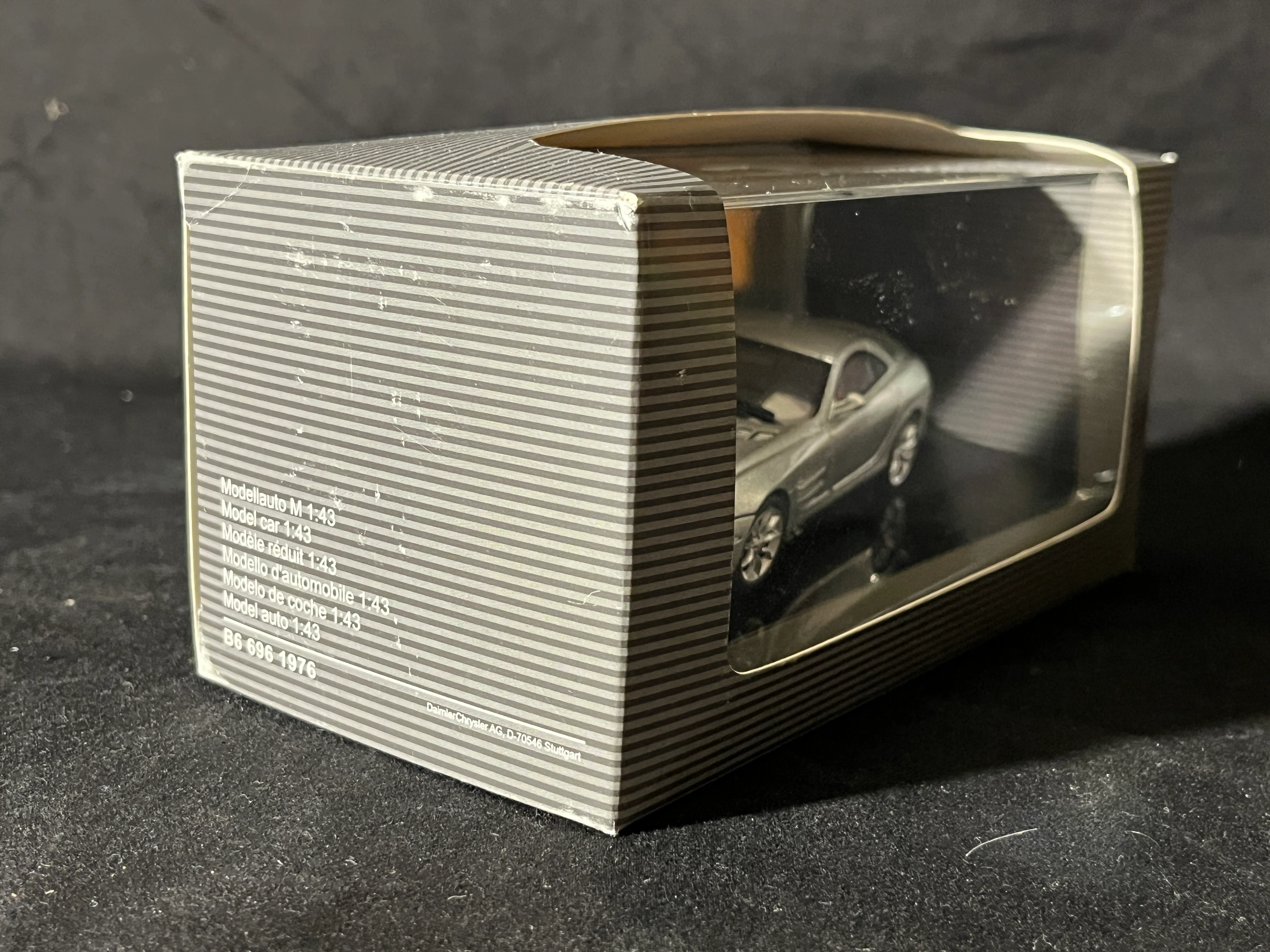 MercedesBenz Werbemodelle 1:43 Edition SLR silber in OVP