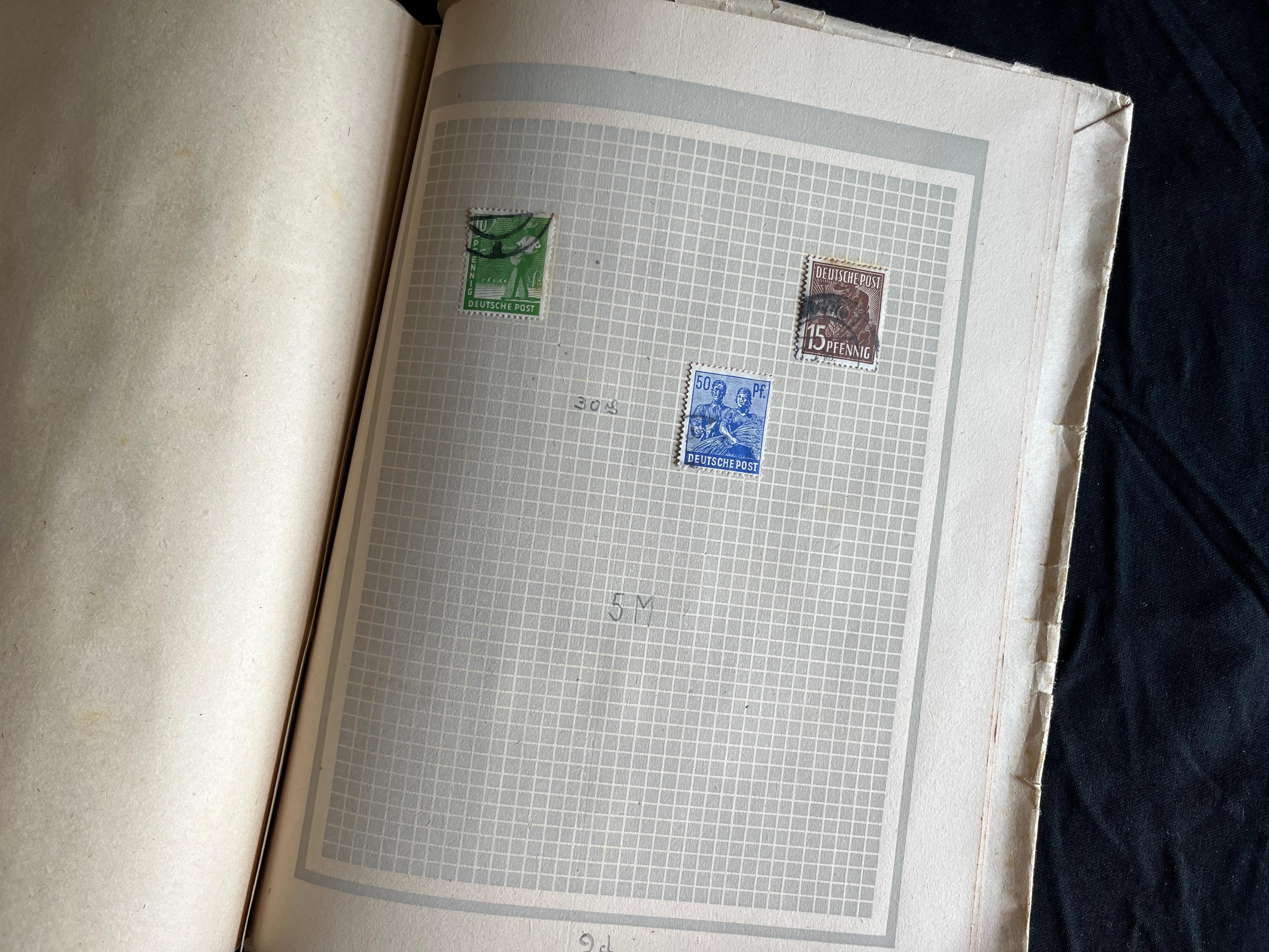 Alliierte Besatzung Grundstocksammlung im Briefmarken Album 011
