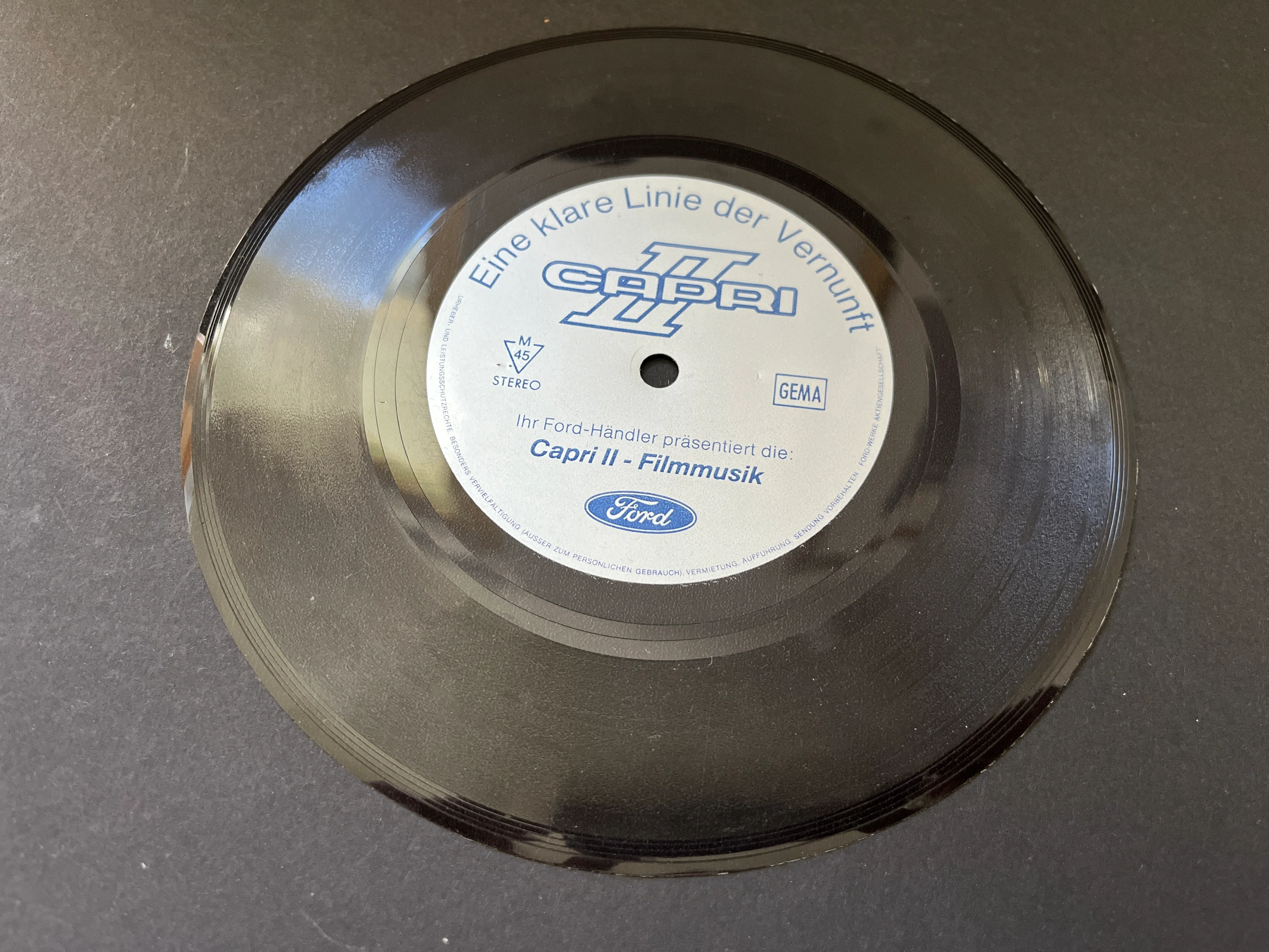 Werbesingle FORD Capri II