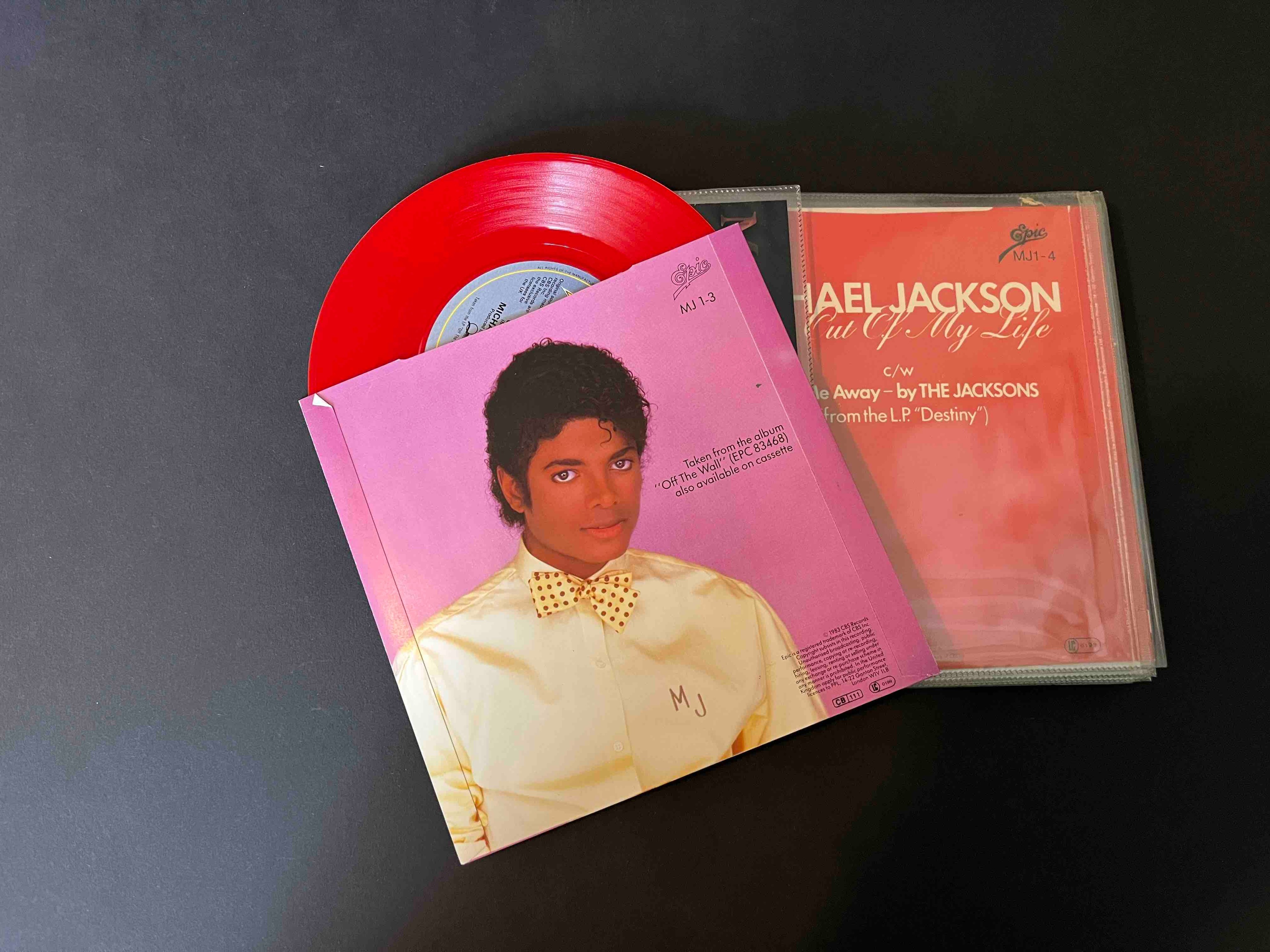 Michael Jackson 72 Red Vinyl Single Pack 1983 (UK) 9 Singles als Sonderausgabe von Epic-Records