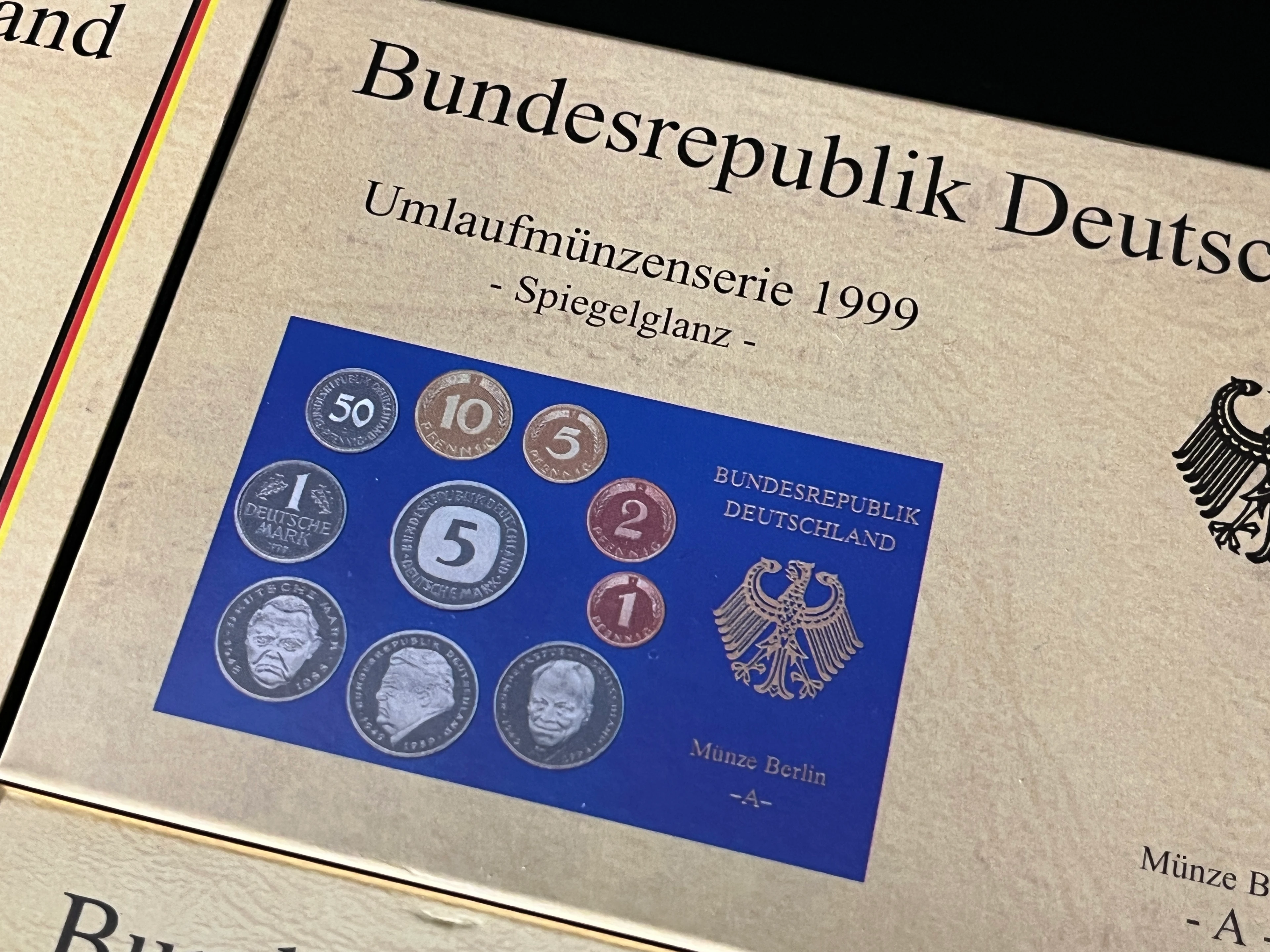 CP070 Umlaufmünzen DM 1996-01 - alle 5 Prägestätten