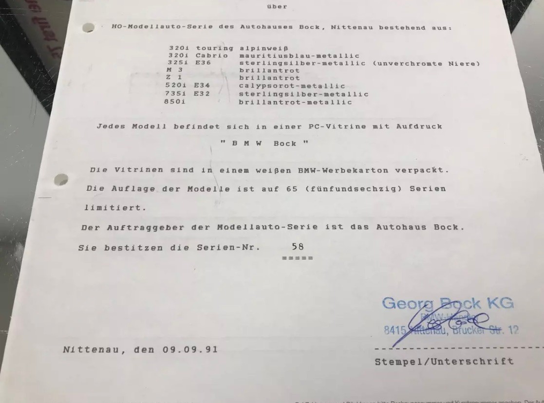 "BMW - Die ersten 75 Jahre" - Werbemodelle im Diorama - Wiking, Herpa und Brekina
