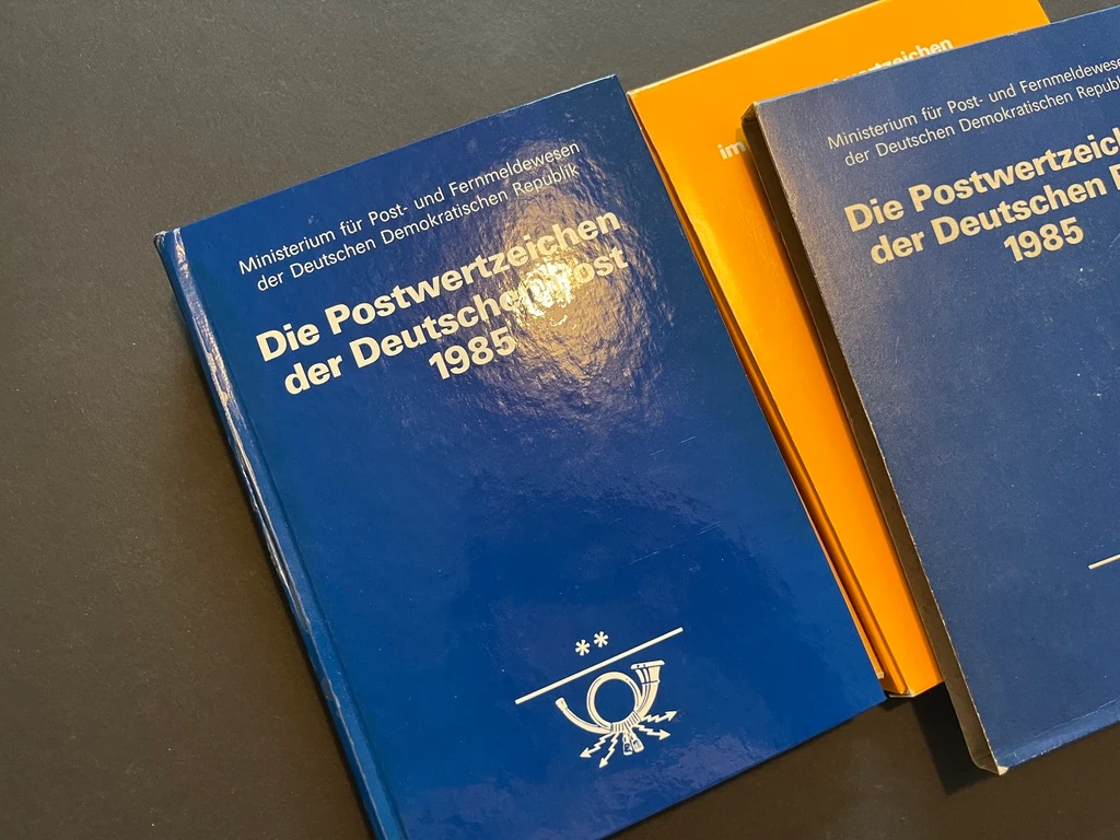 WP043 Die Postwertzeichen der Deutschen Post DDR 1985, 1986, 1990