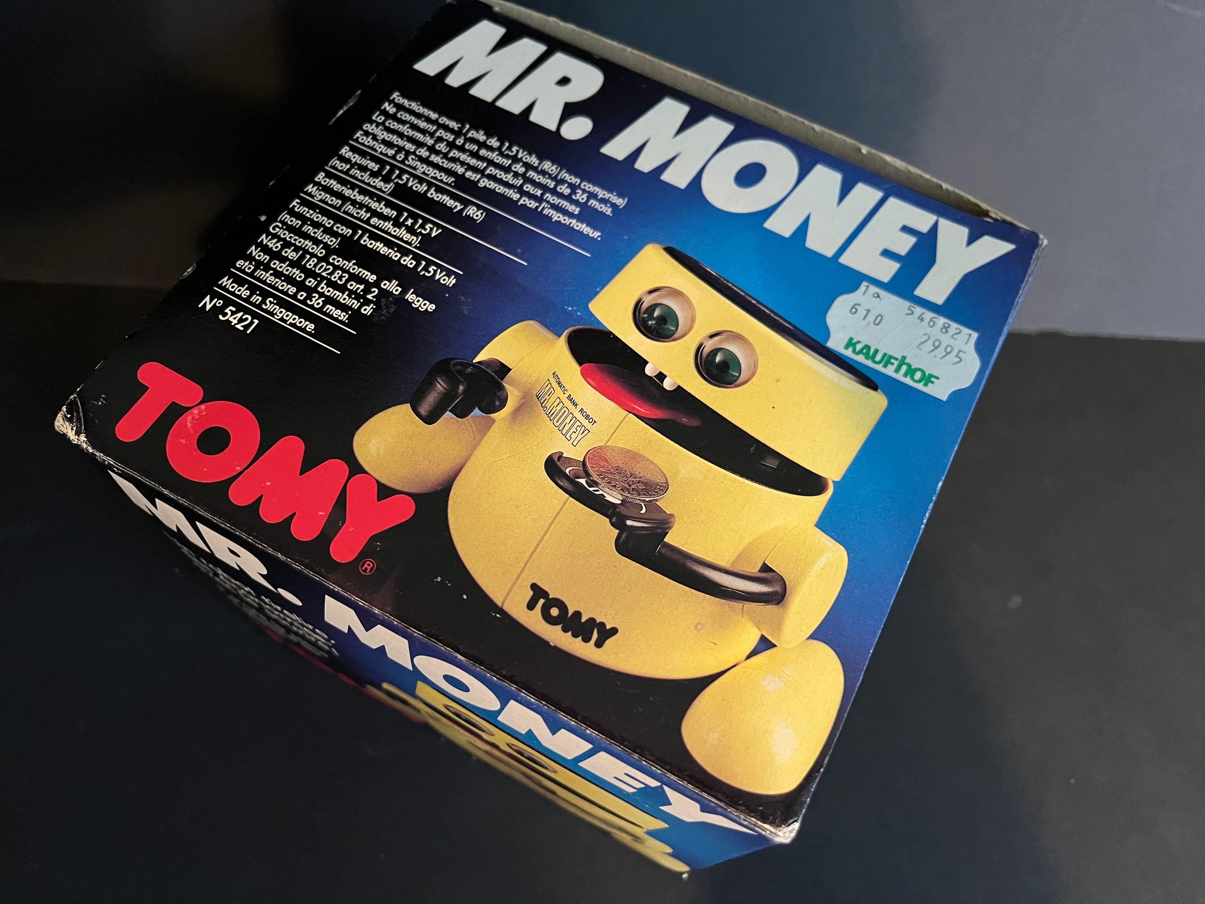 Spardose Mr. Money - neu in OVP