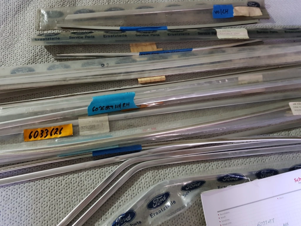 MR001 Zierleisten für Fensterrahmen Model Ghia MK1 1976-1980